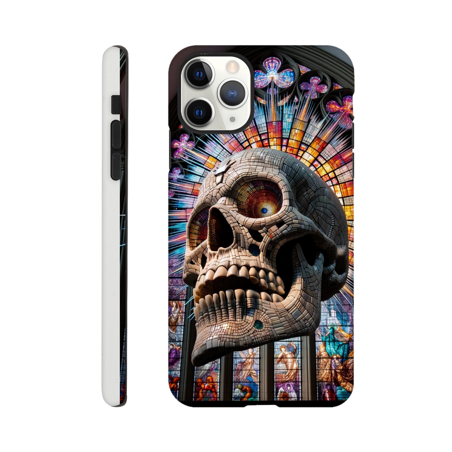 Phone Case - Stained Glass Skull