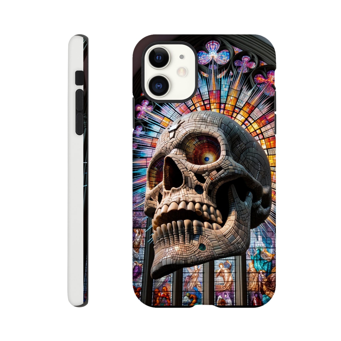 Phone Case - Stained Glass Skull