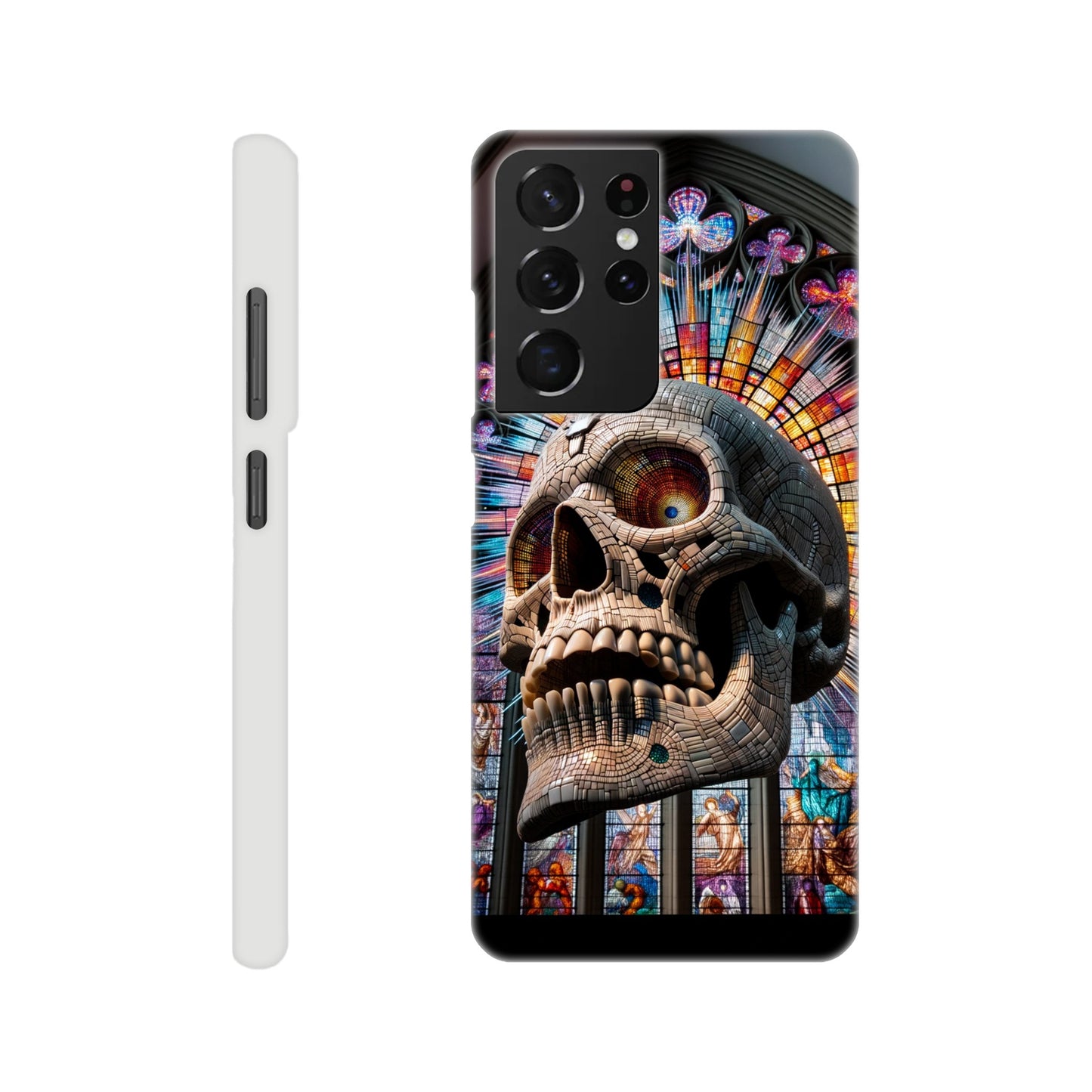Phone Case - Stained Glass Skull