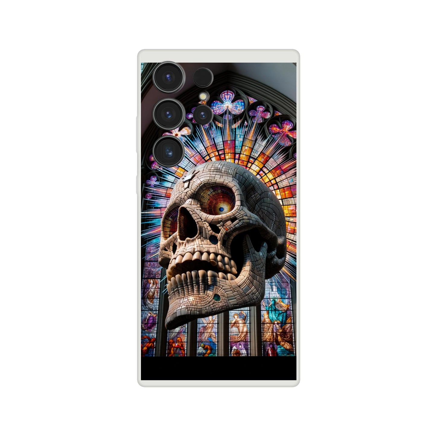 Phone Case - Stained Glass Skull