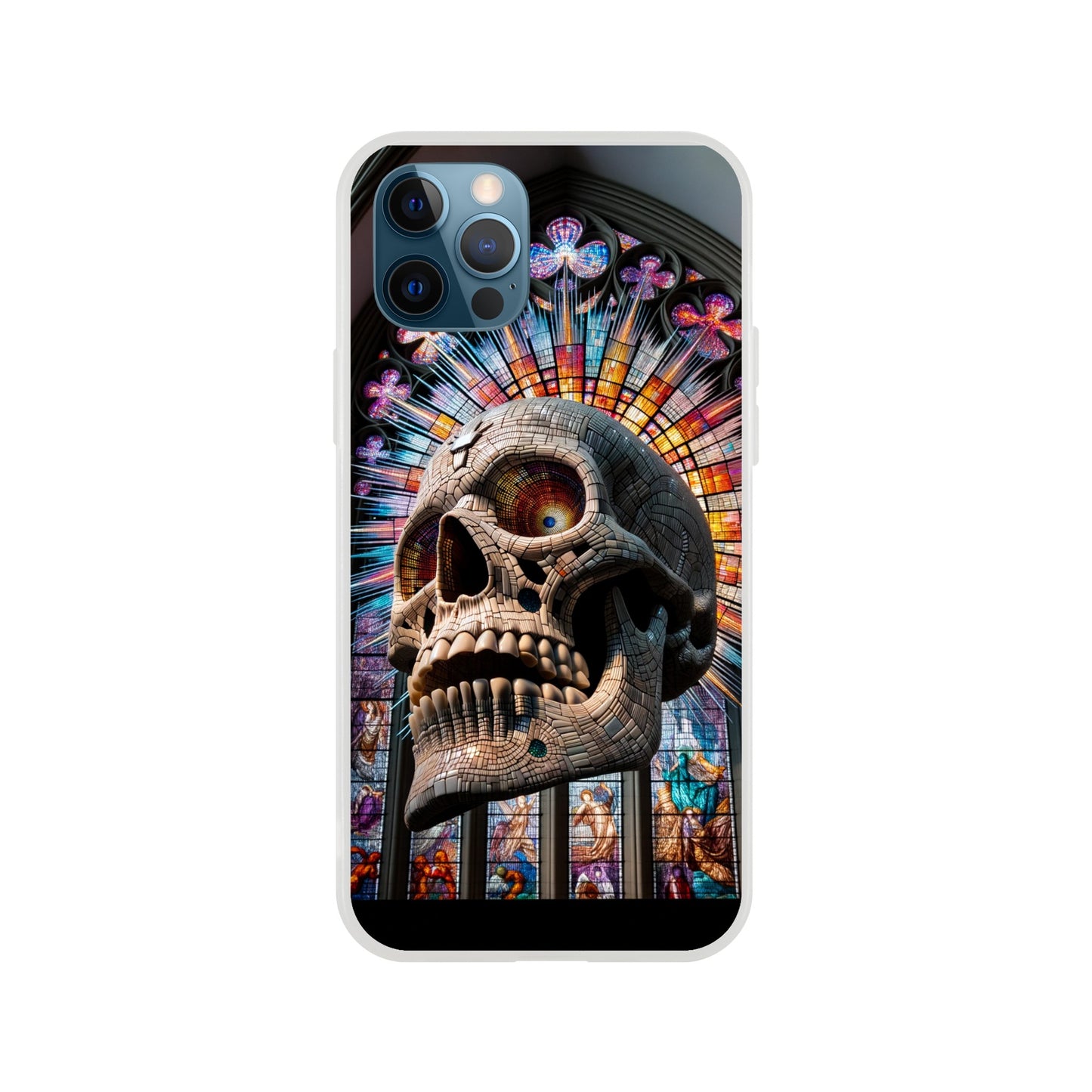 Phone Case - Stained Glass Skull