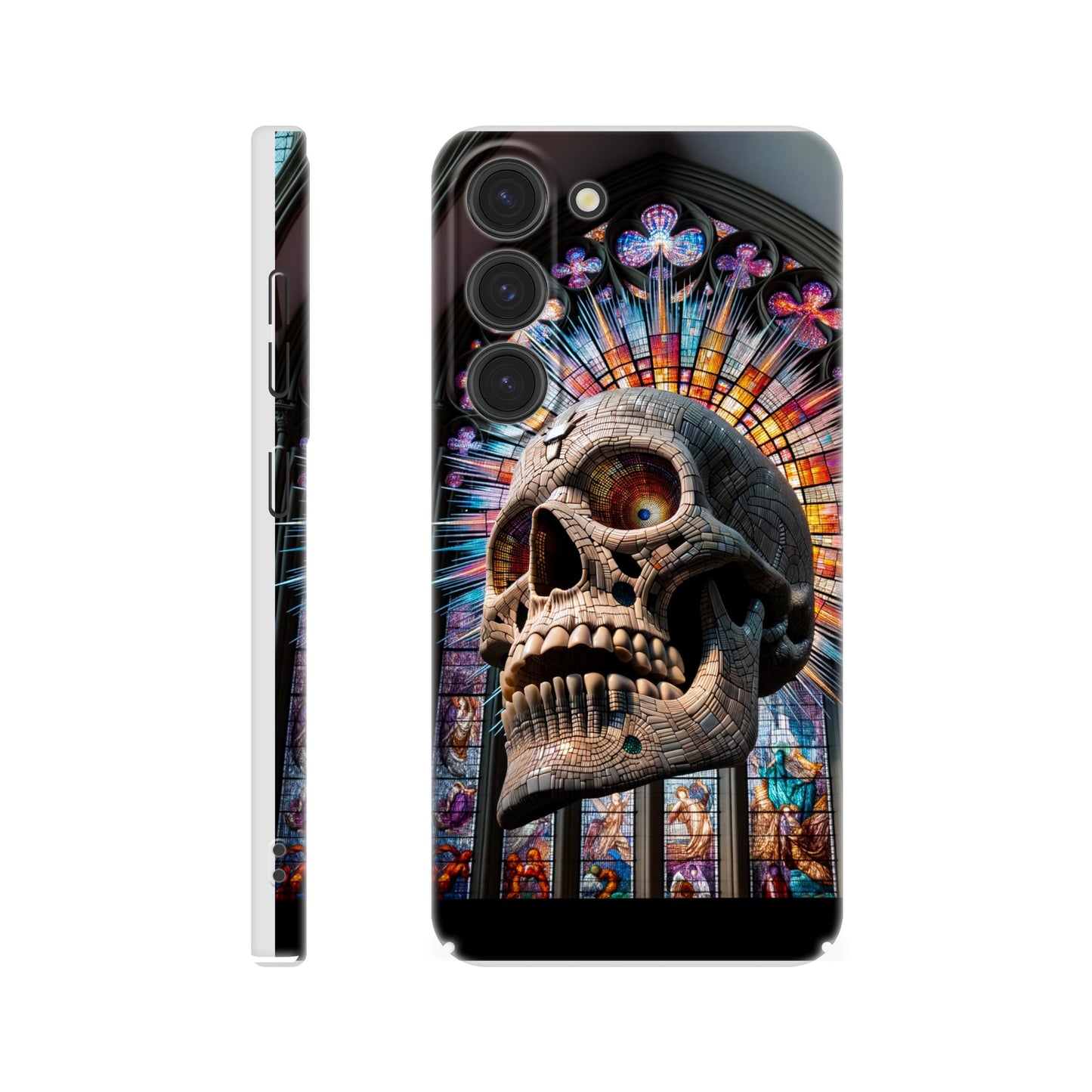Phone Case - Stained Glass Skull