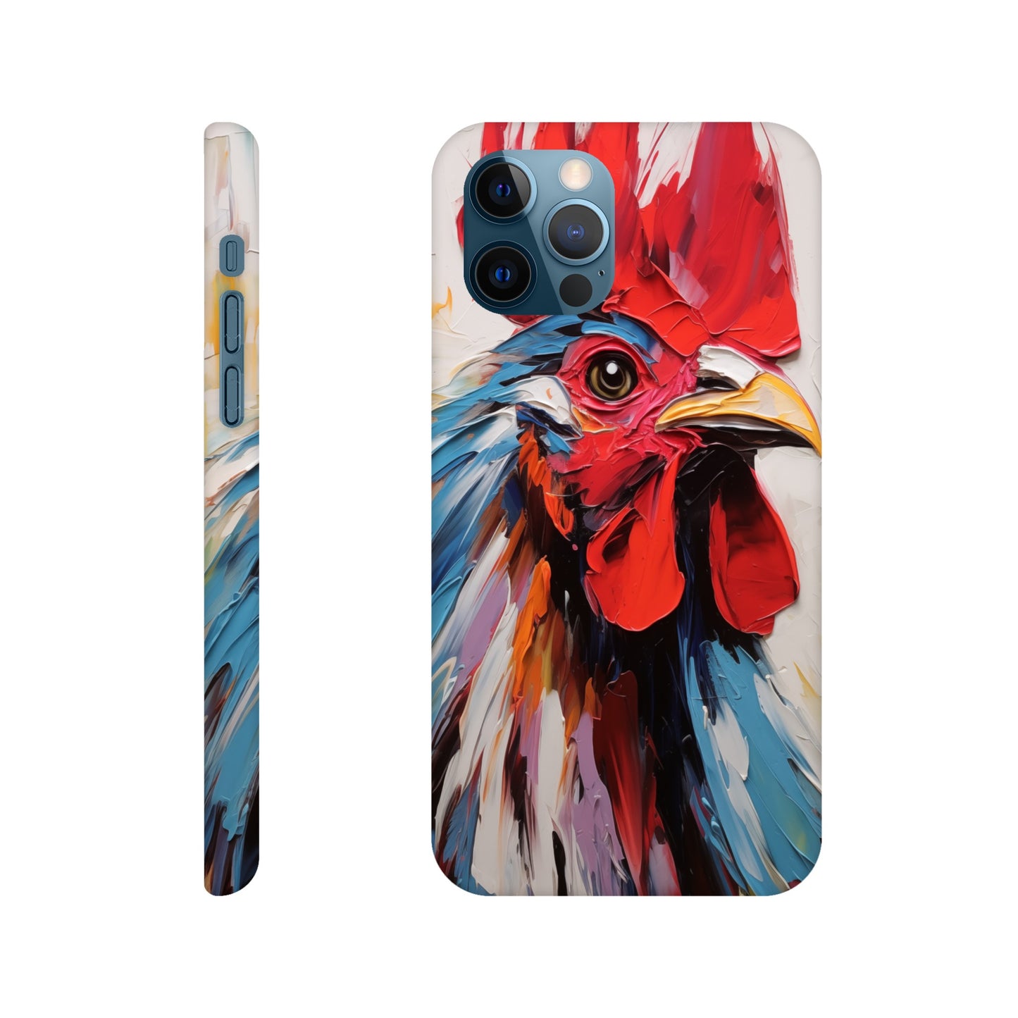 iPhone Case - Rooster Vibrant Vigilance