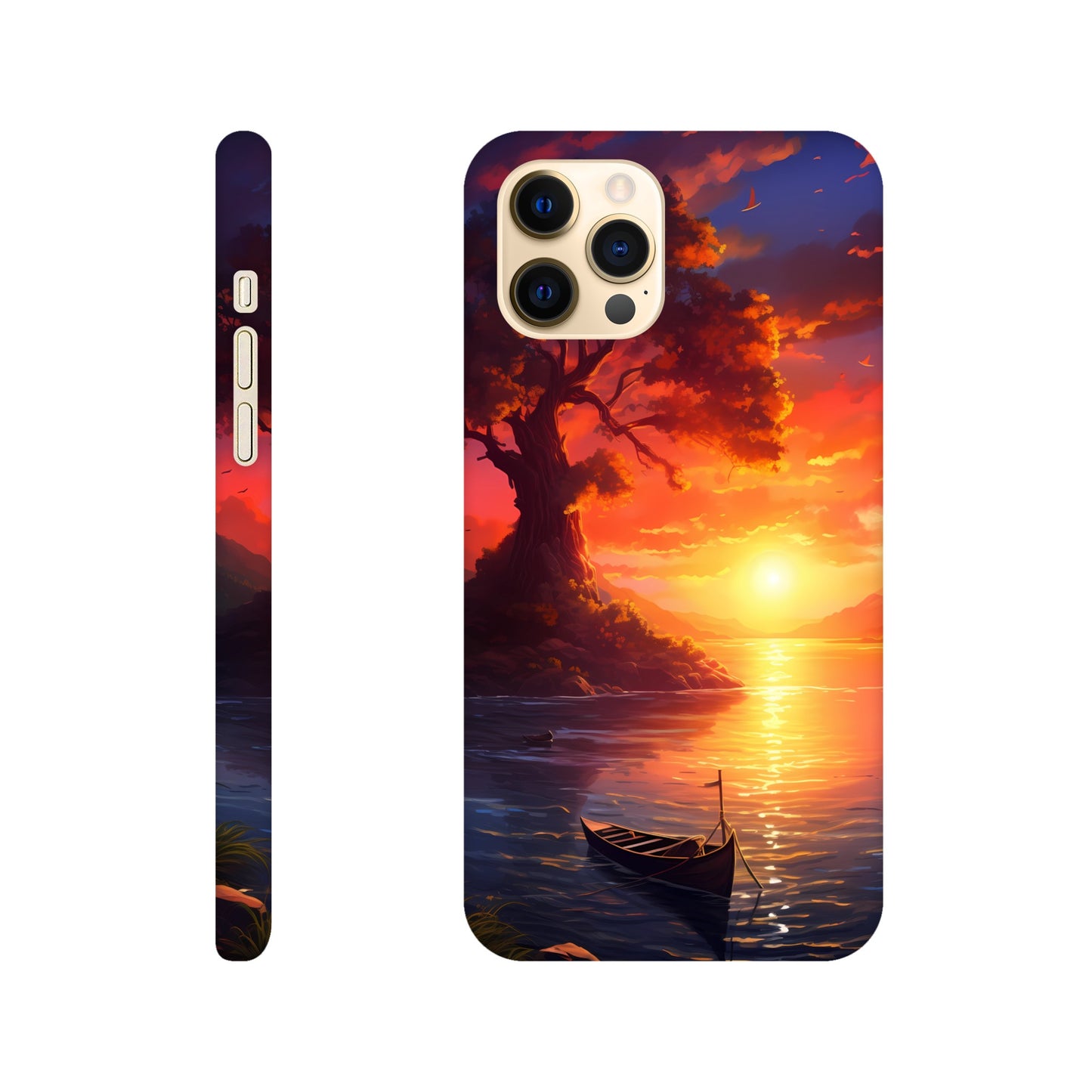 iPhone case - Solitary Sunset Serenade