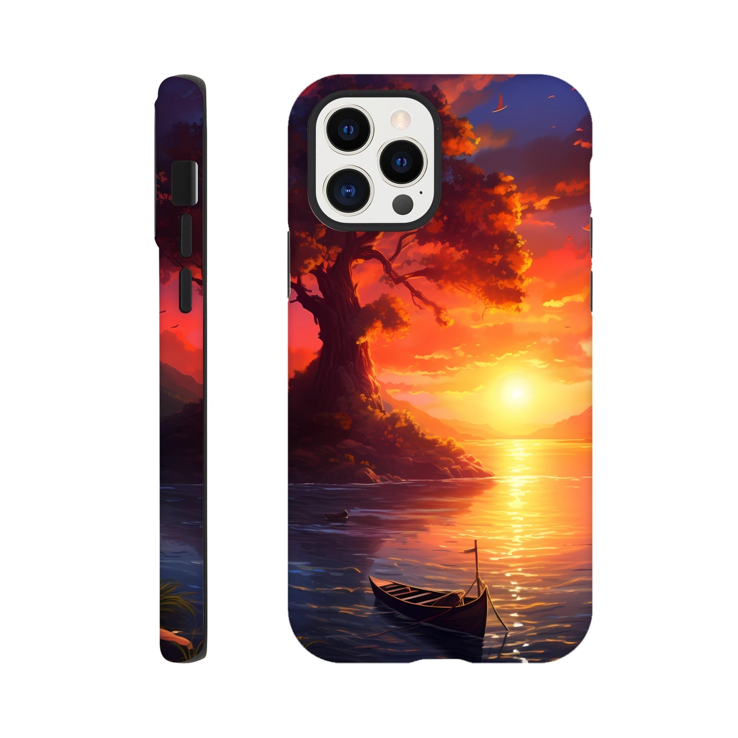 iPhone case - Solitary Sunset Serenade