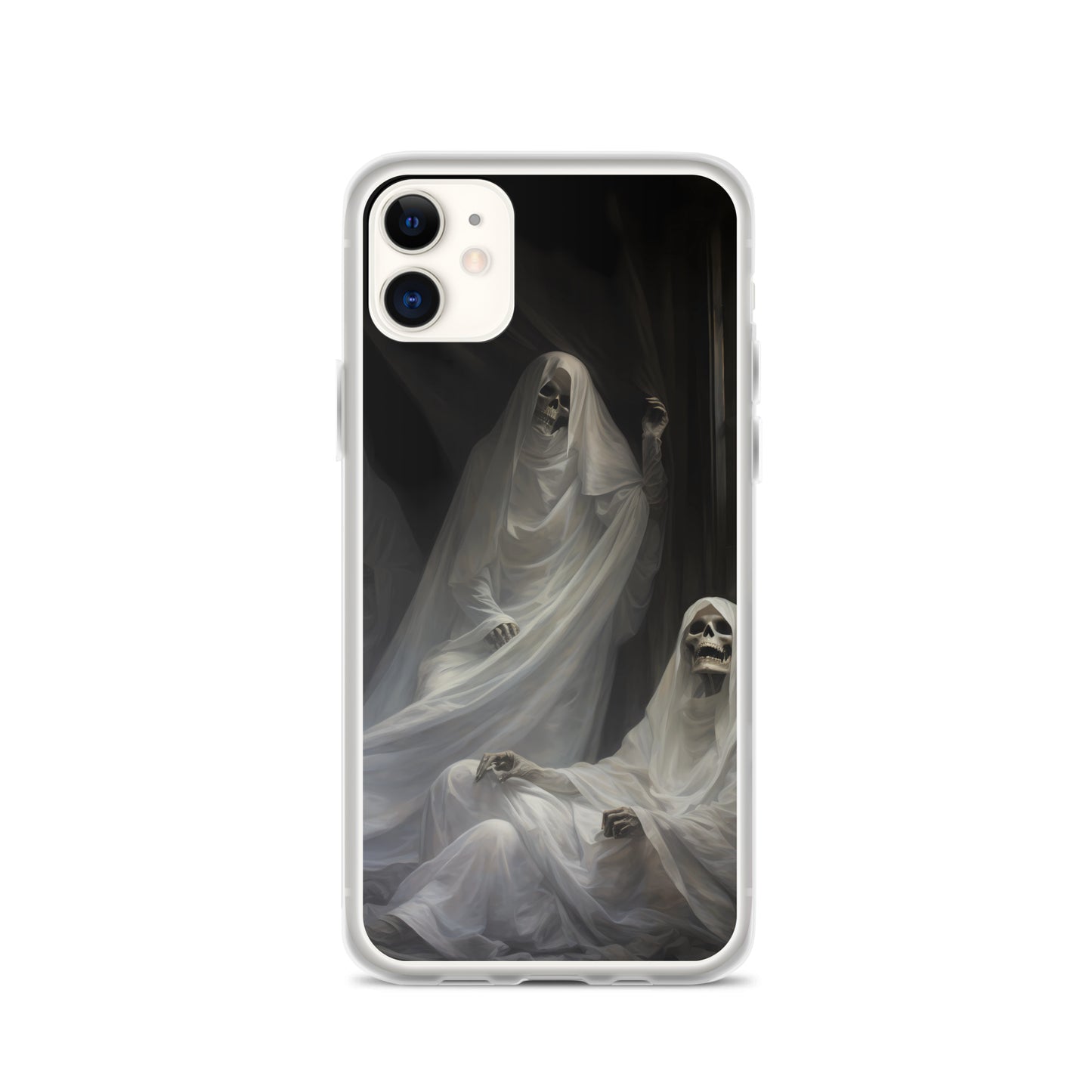 iPhone Case - Halloween Skeleton Ghosts