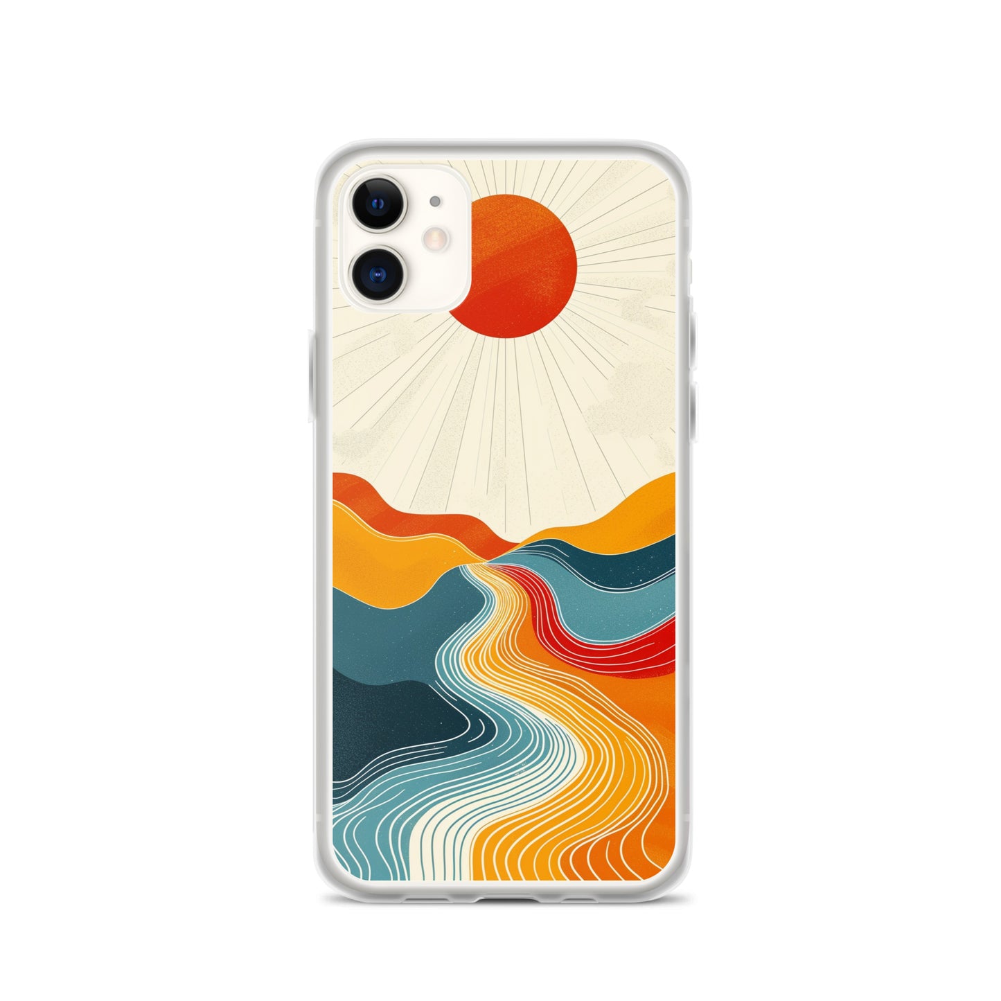 iPhone Case - Crimson Sol Labyrinth