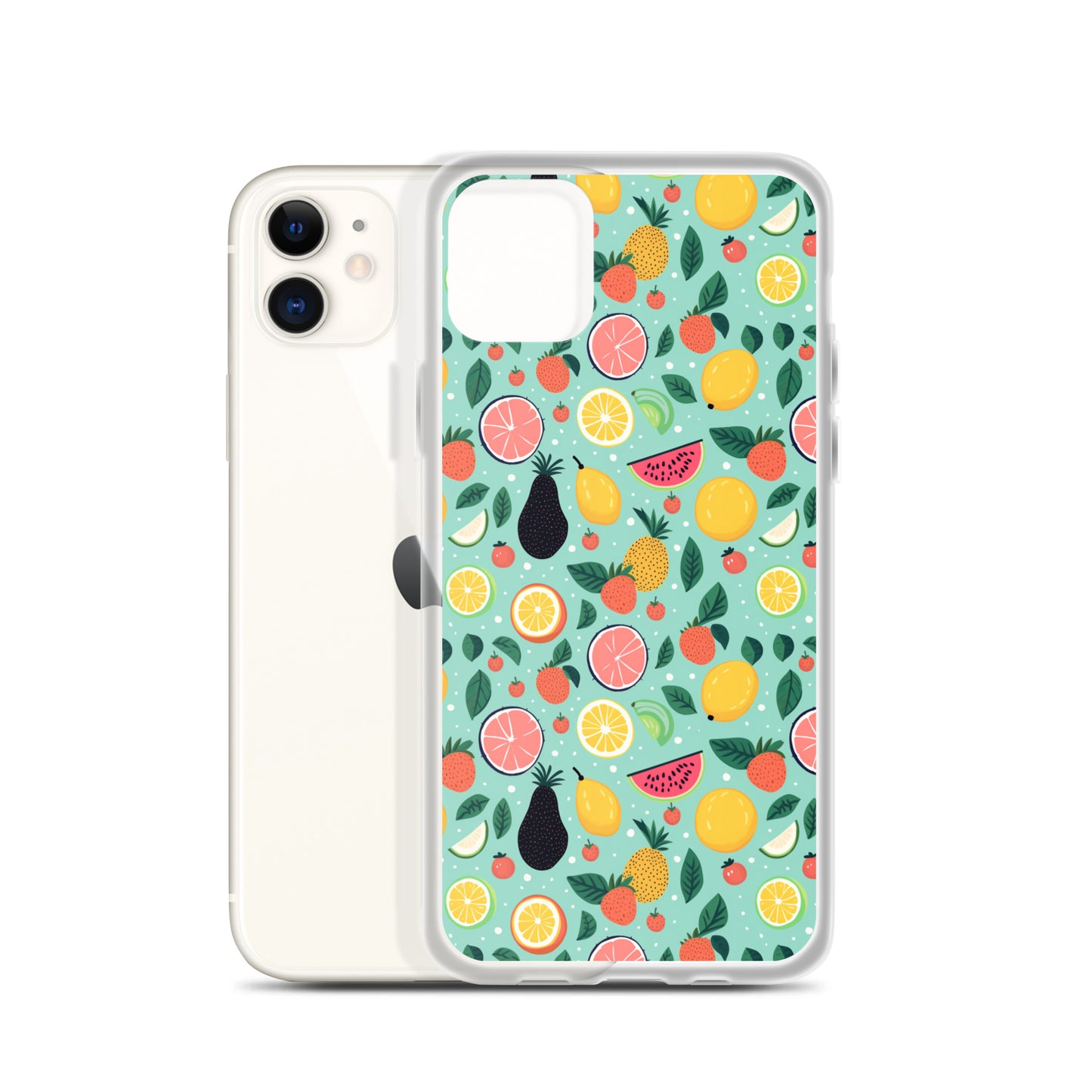 iPhone Case - Fun Fruits Pattern