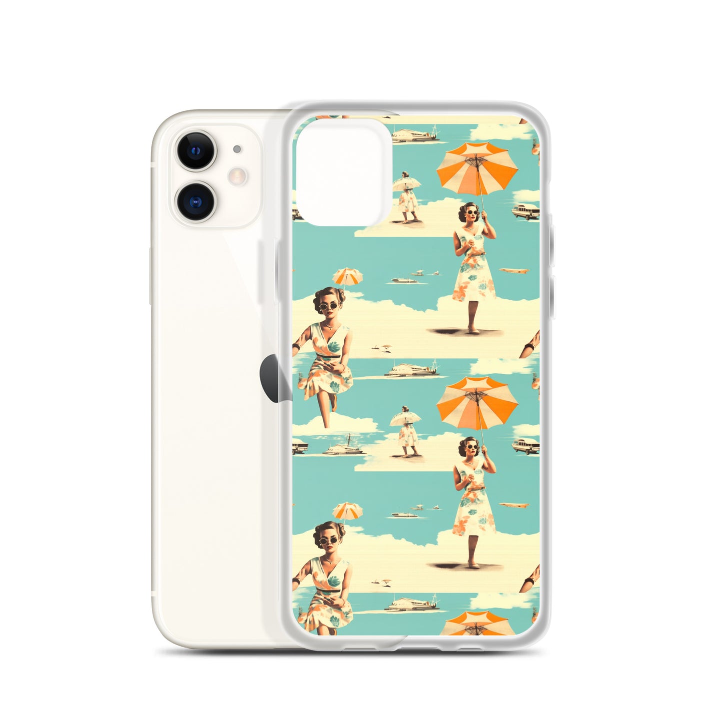 iPhone Case - Vintage Seaside Elegance