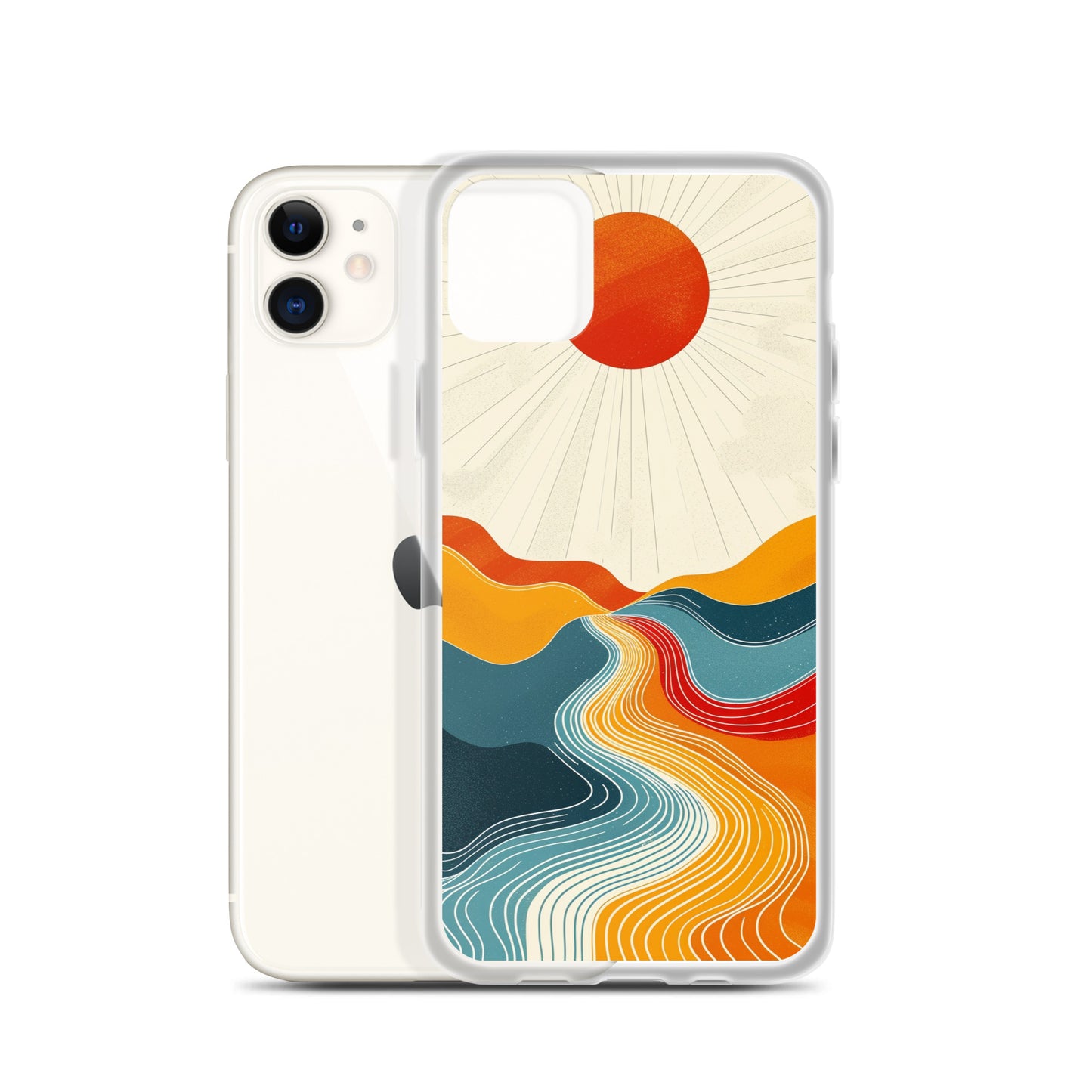 iPhone Case - Crimson Sol Labyrinth
