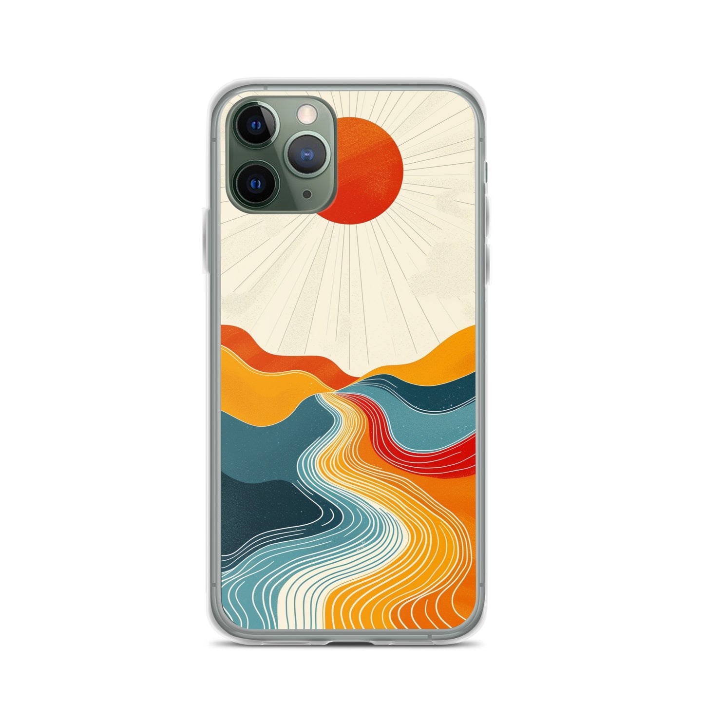 iPhone Case - Crimson Sol Labyrinth