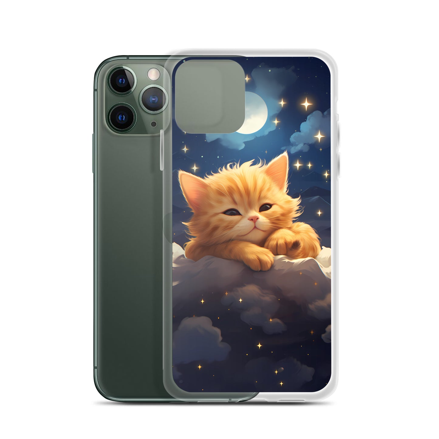 iPhone Case - Kitten on a Cloud