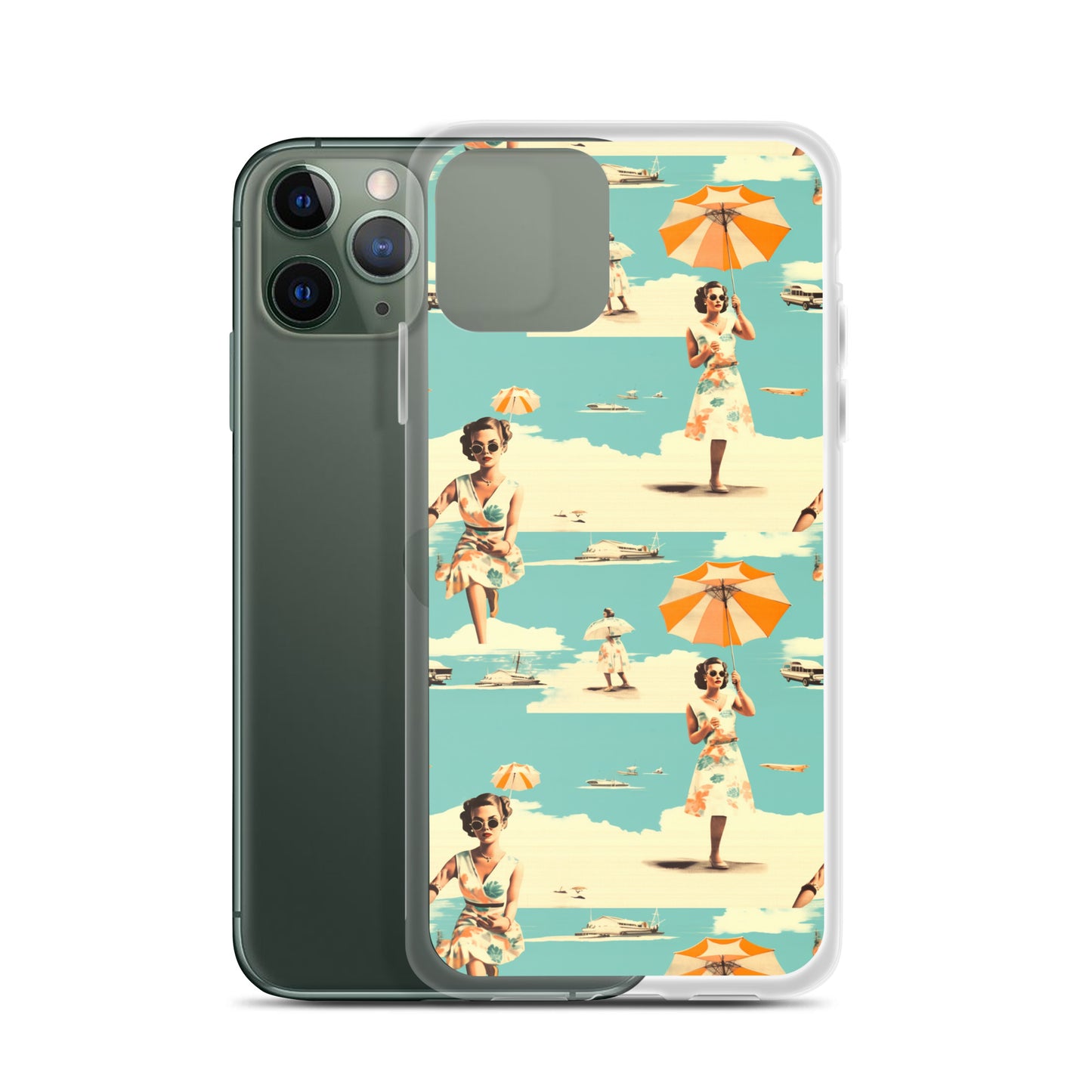 iPhone Case - Vintage Seaside Elegance