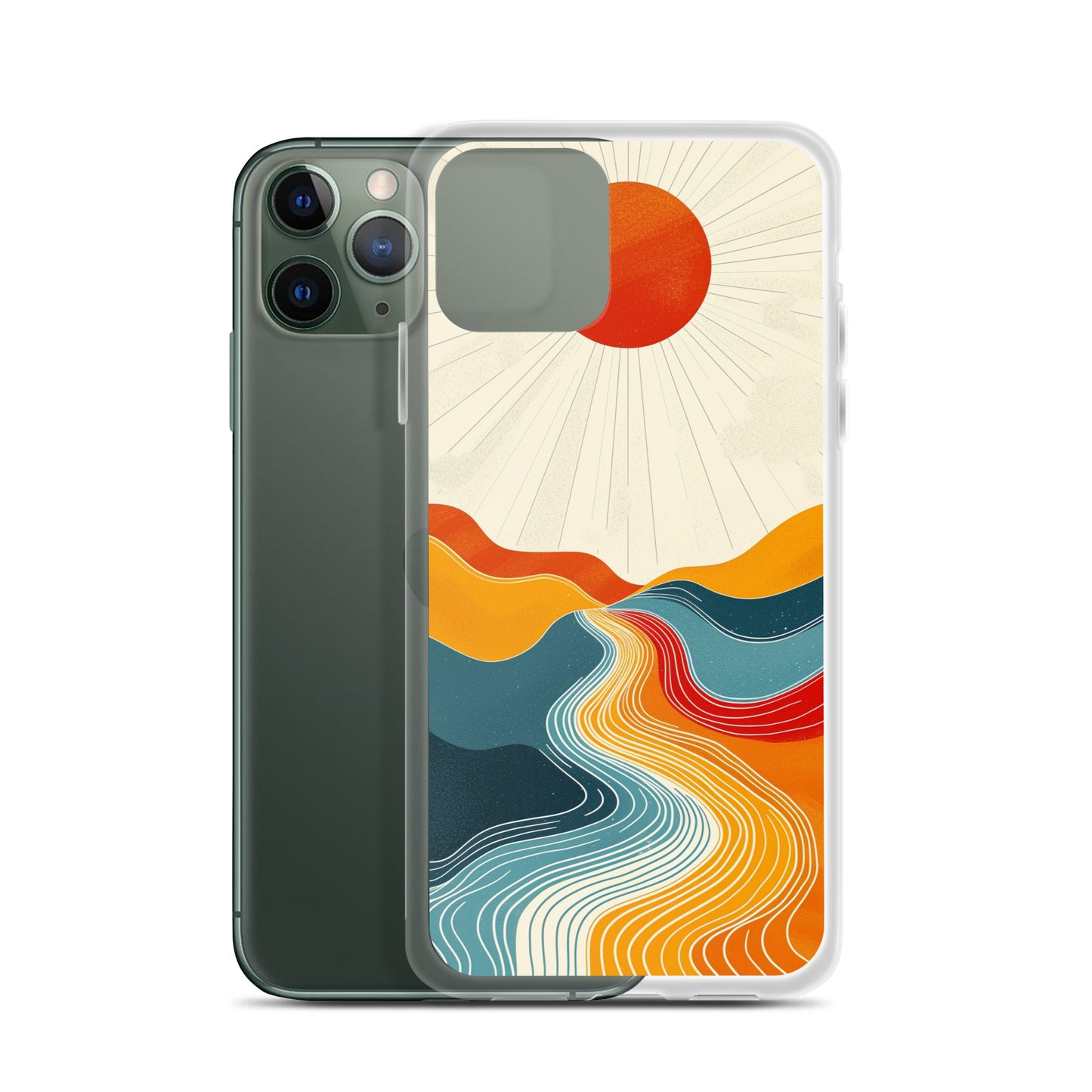 iPhone Case - Crimson Sol Labyrinth