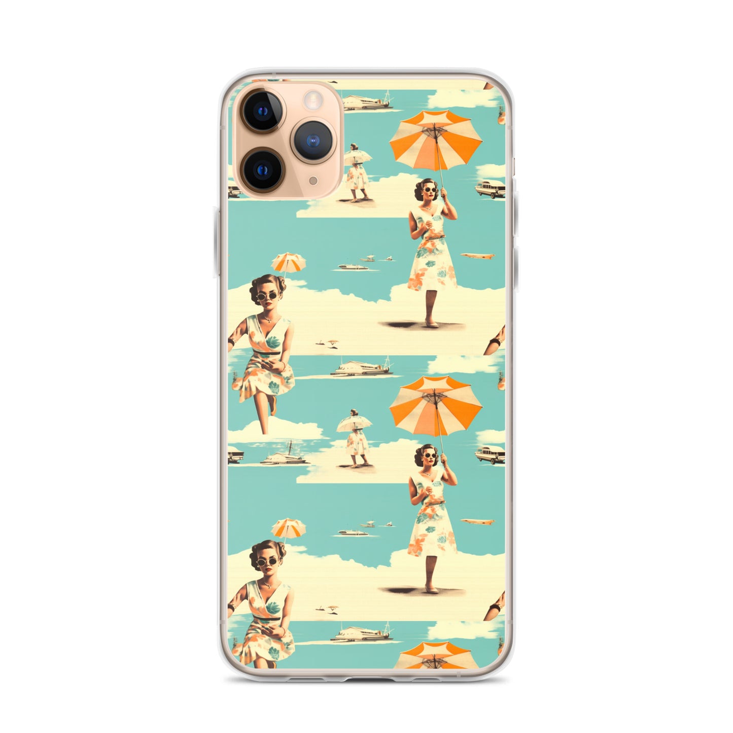 iPhone Case - Vintage Seaside Elegance
