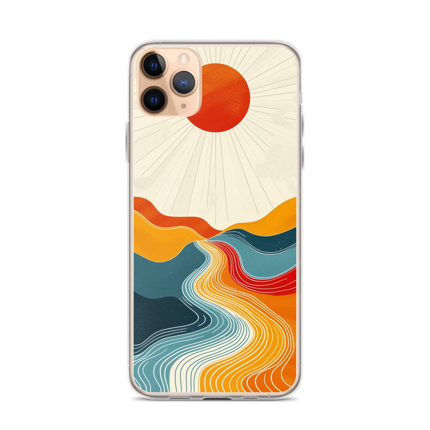 iPhone Case - Crimson Sol Labyrinth