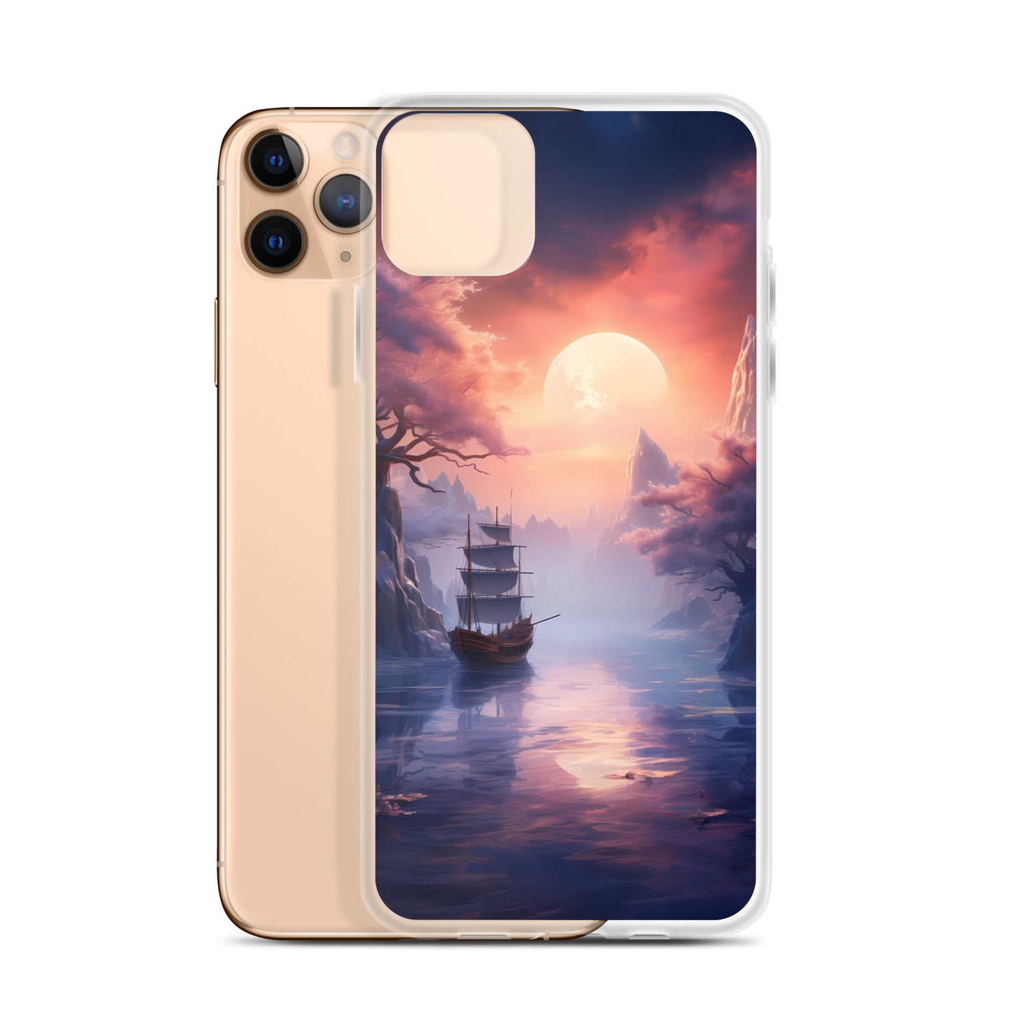 iPhone Case - Japanese Seascape Moonrise