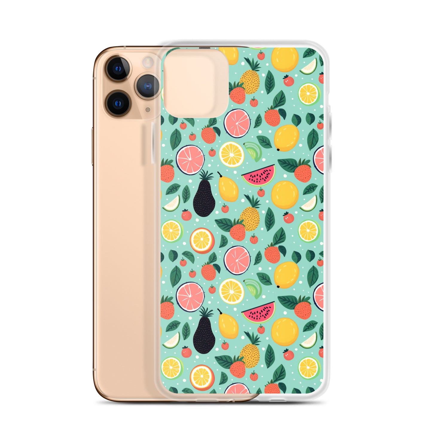 iPhone Case - Fun Fruits Pattern