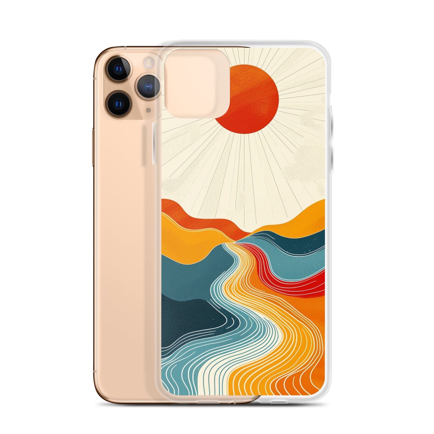 iPhone Case - Crimson Sol Labyrinth