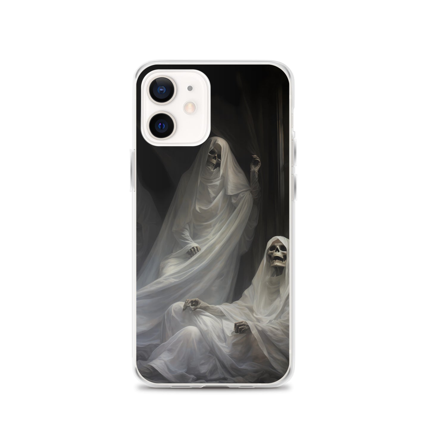 iPhone Case - Halloween Skeleton Ghosts
