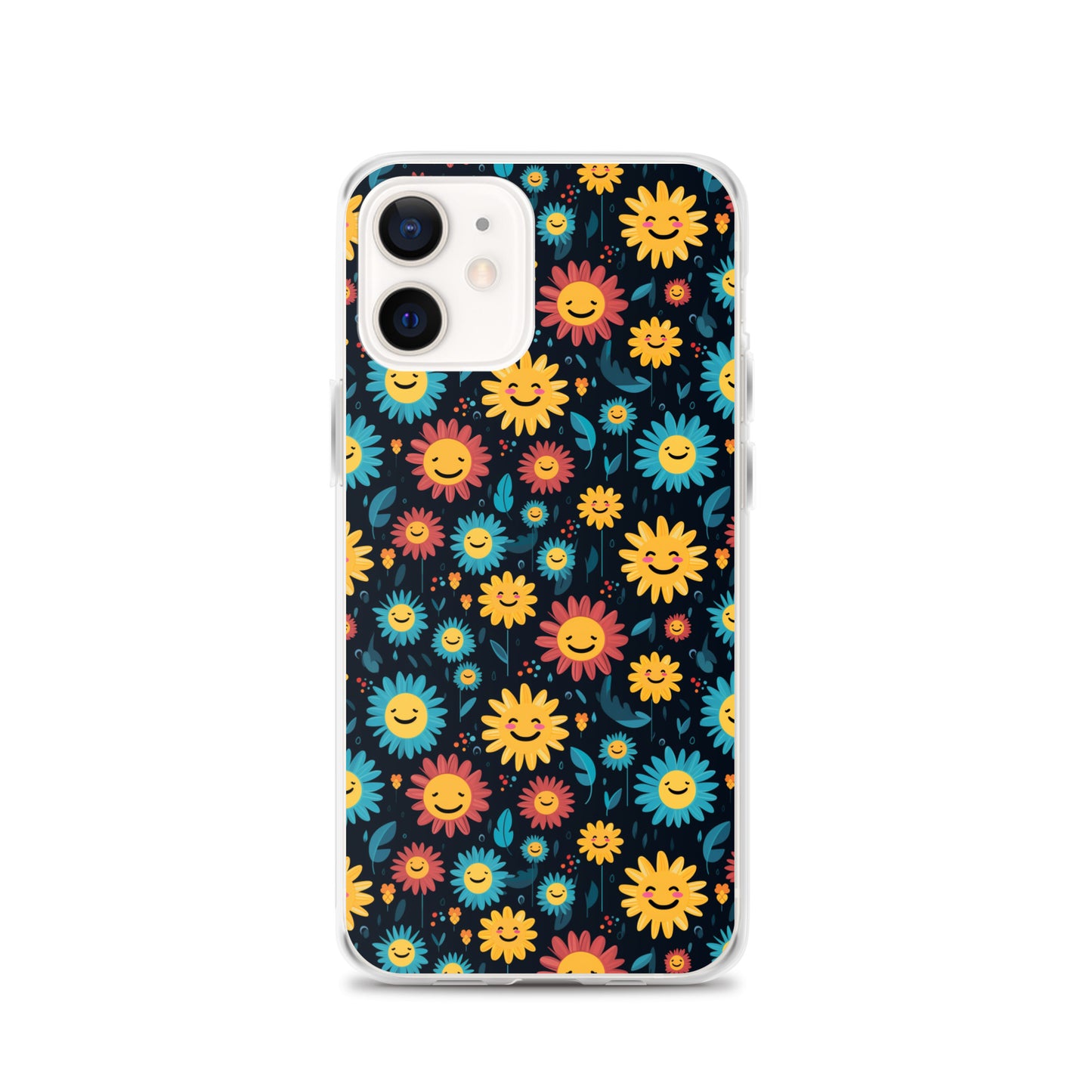iPhone Case - Happy Smiley Flowers