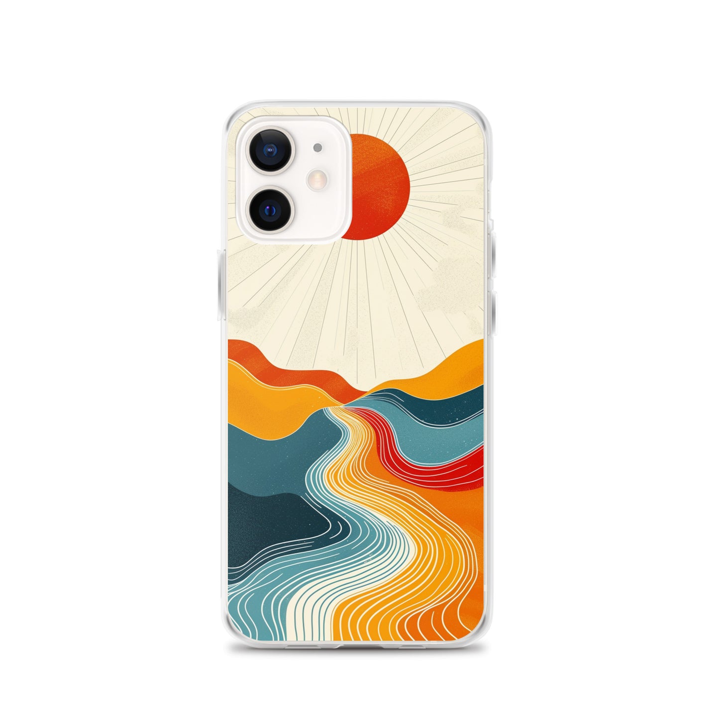 iPhone Case - Crimson Sol Labyrinth