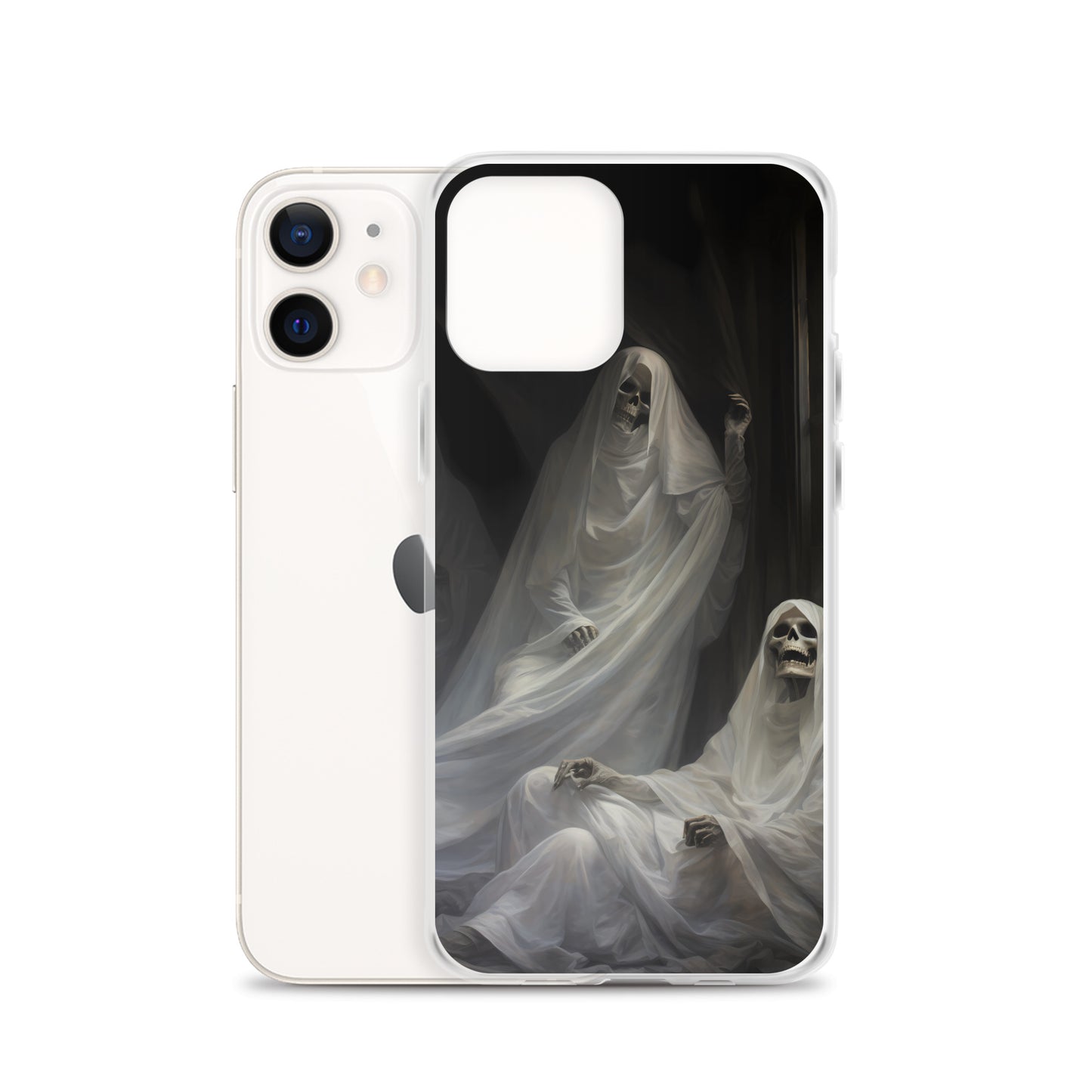 iPhone Case - Halloween Skeleton Ghosts