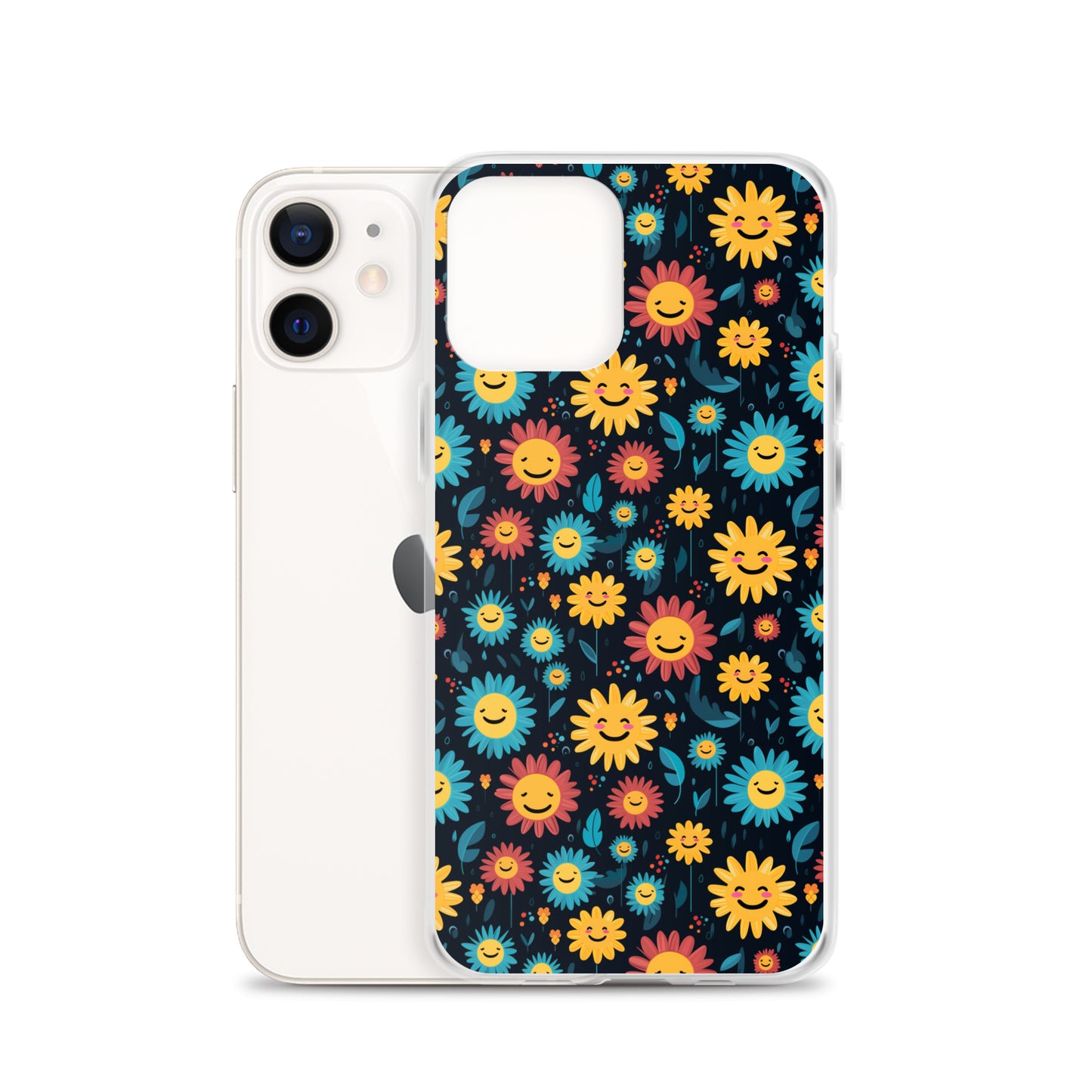 iPhone Case - Happy Smiley Flowers