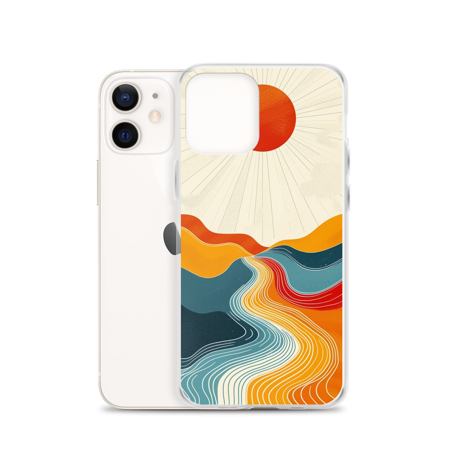 iPhone Case - Crimson Sol Labyrinth
