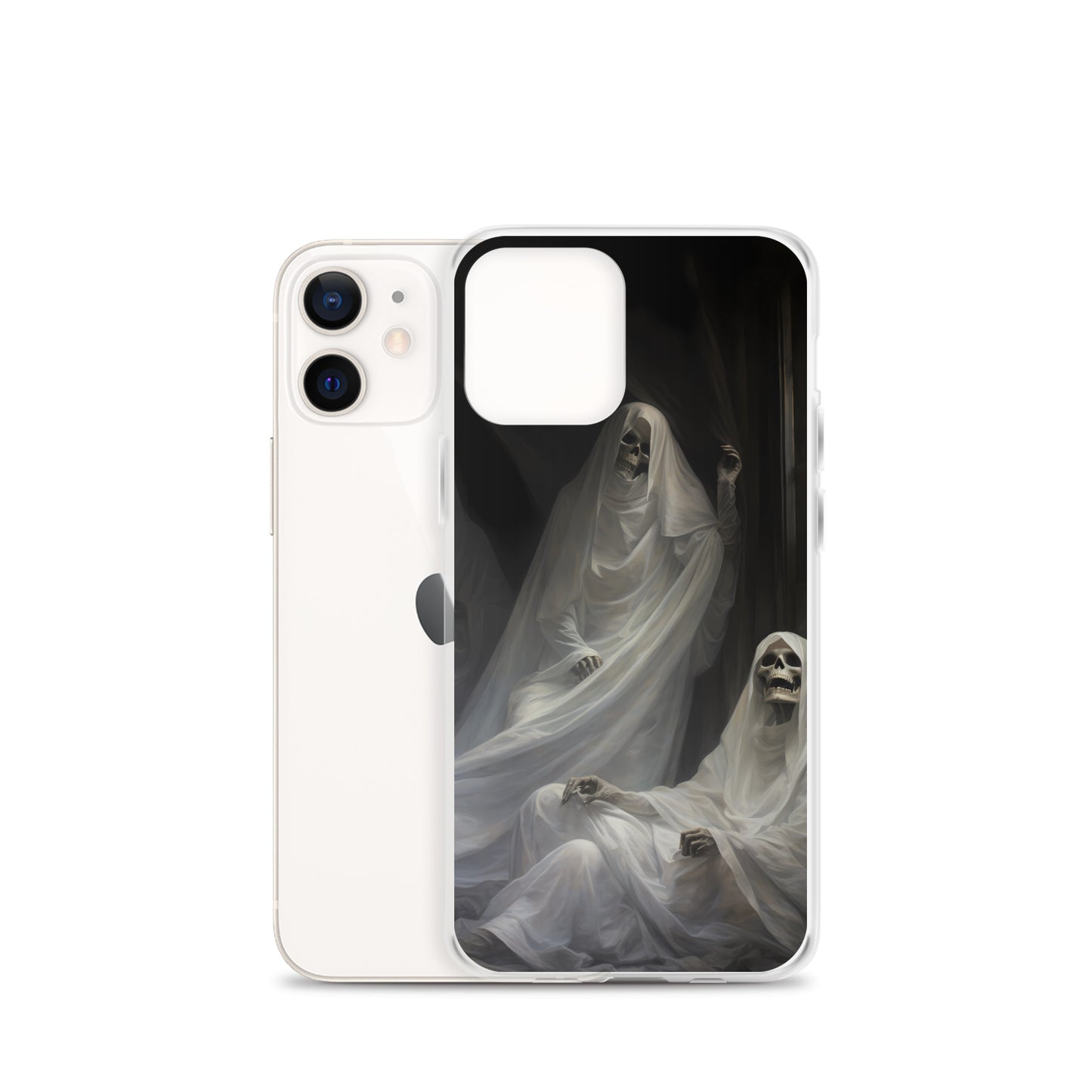 iPhone Case - Halloween Skeleton Ghosts