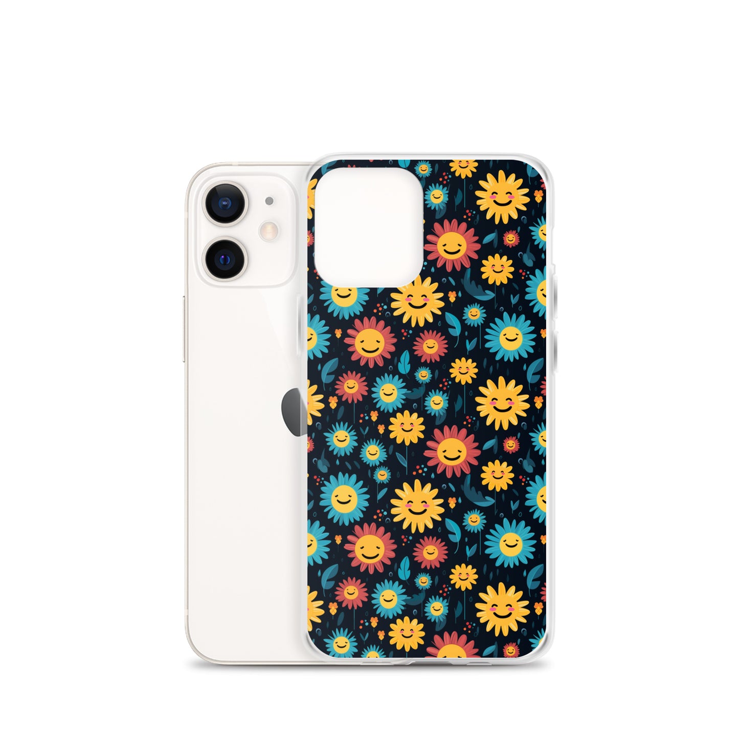 iPhone Case - Happy Smiley Flowers