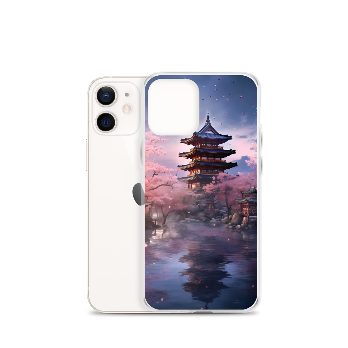 iPhone Case - Ancient Kyoto with Cherry Blossoms