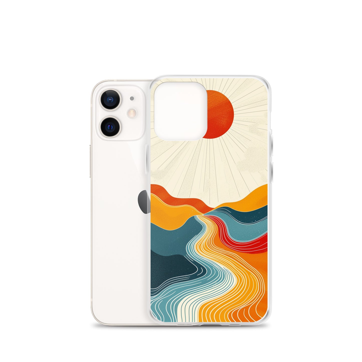 iPhone Case - Crimson Sol Labyrinth