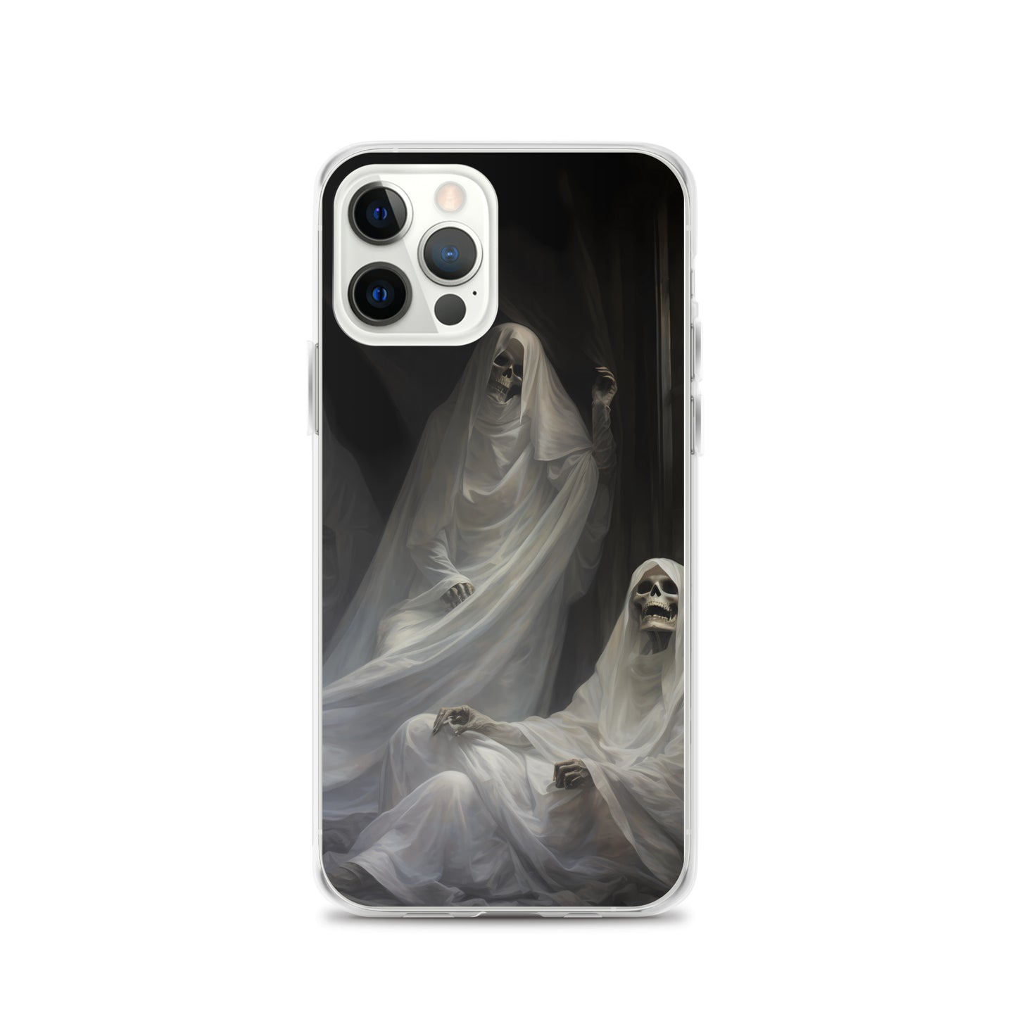 iPhone Case - Halloween Skeleton Ghosts