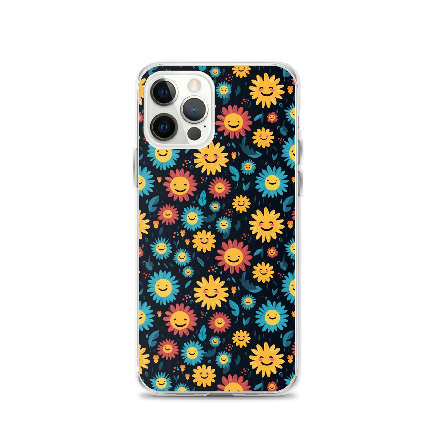 iPhone Case - Happy Smiley Flowers