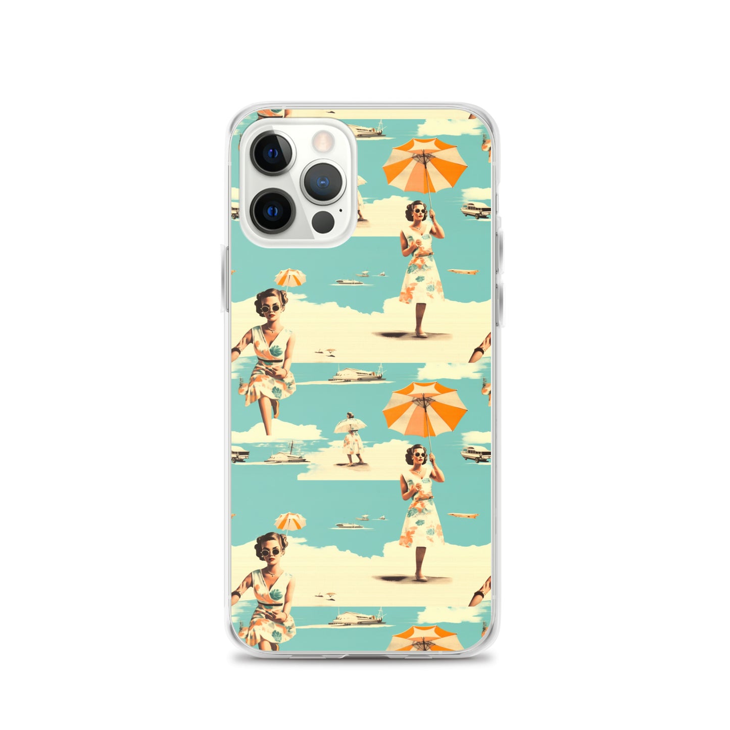 iPhone Case - Vintage Seaside Elegance