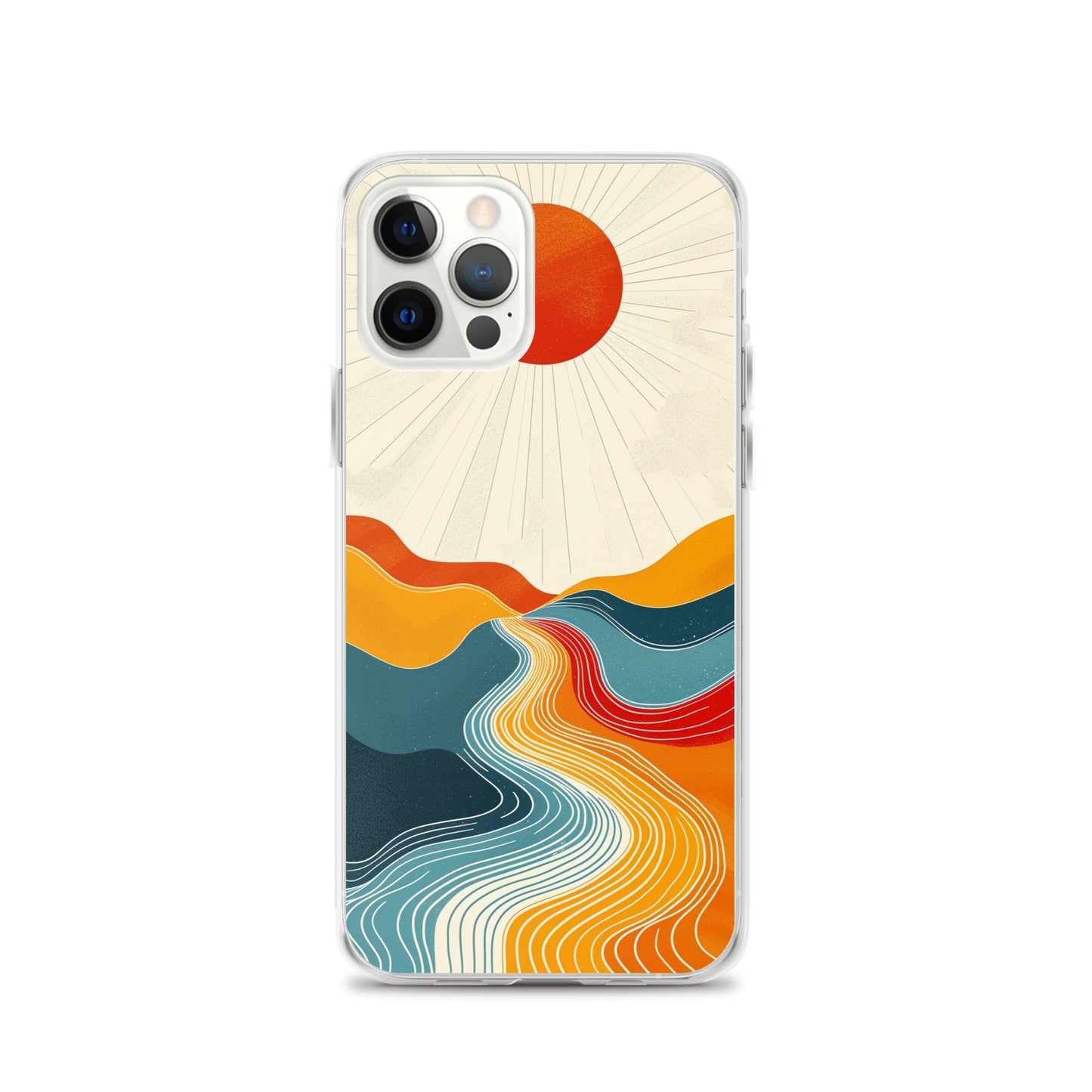 iPhone Case - Crimson Sol Labyrinth