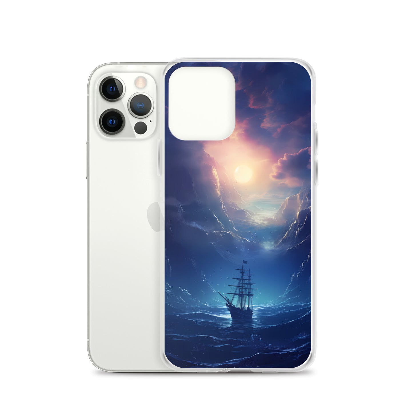 iPhone Case - Wooden Ship in Moonlight