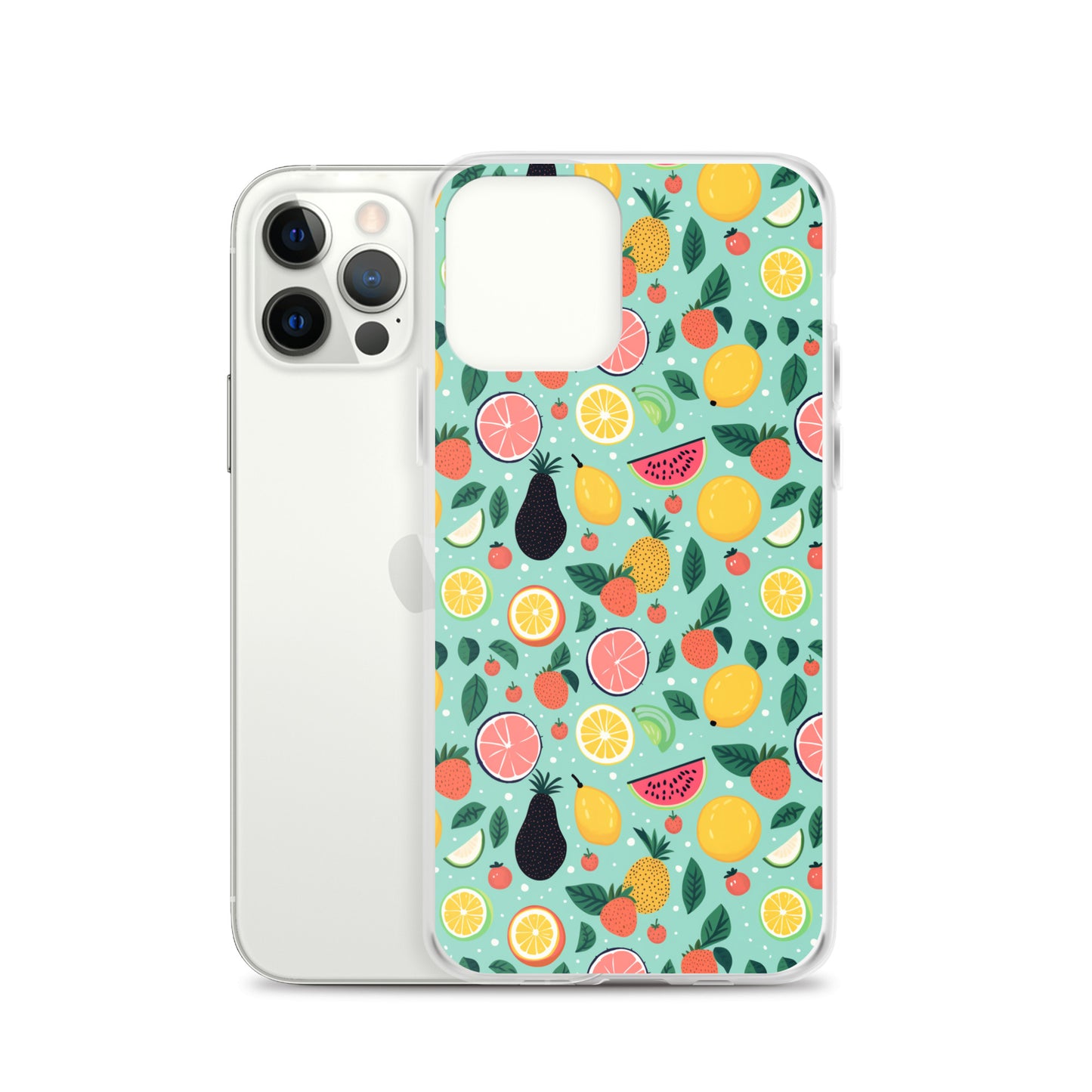 iPhone Case - Fun Fruits Pattern