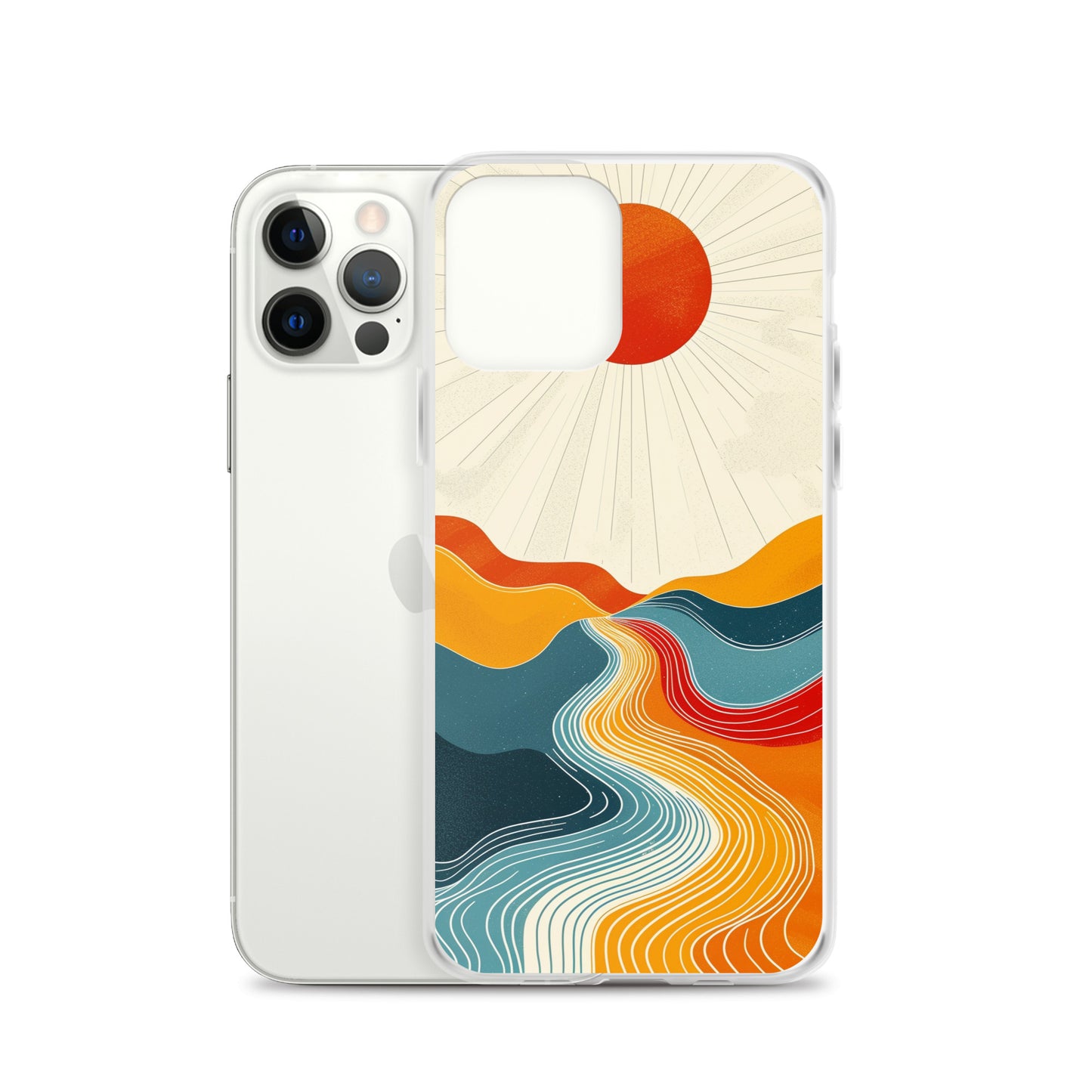 iPhone Case - Crimson Sol Labyrinth