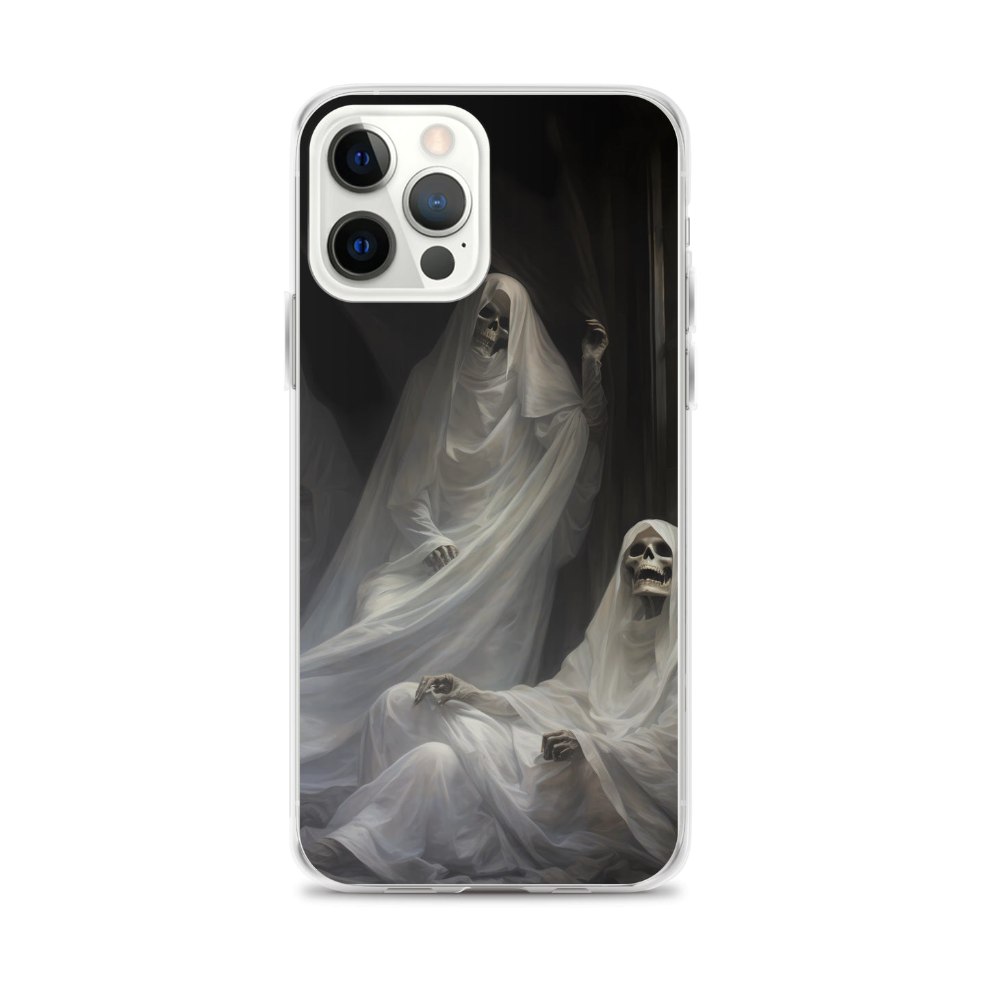 iPhone Case - Halloween Skeleton Ghosts
