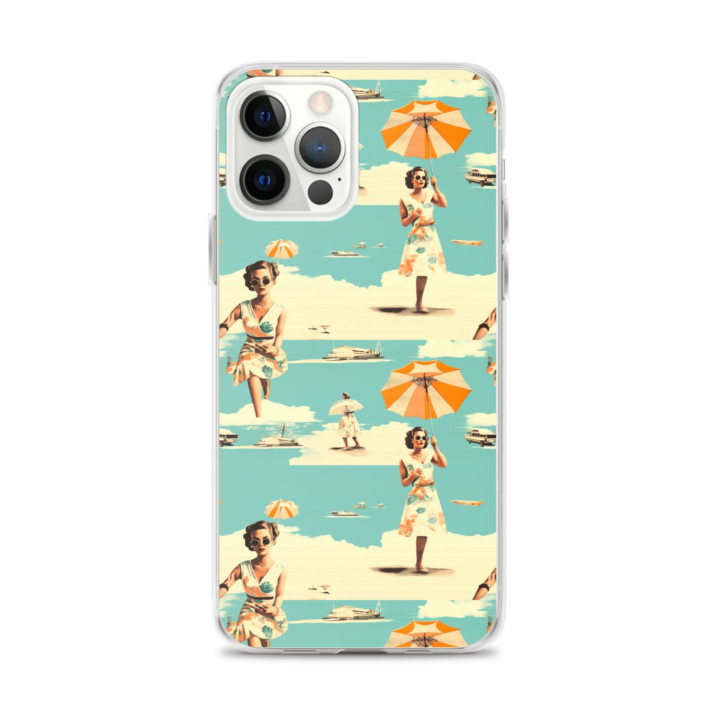 iPhone Case - Vintage Seaside Elegance