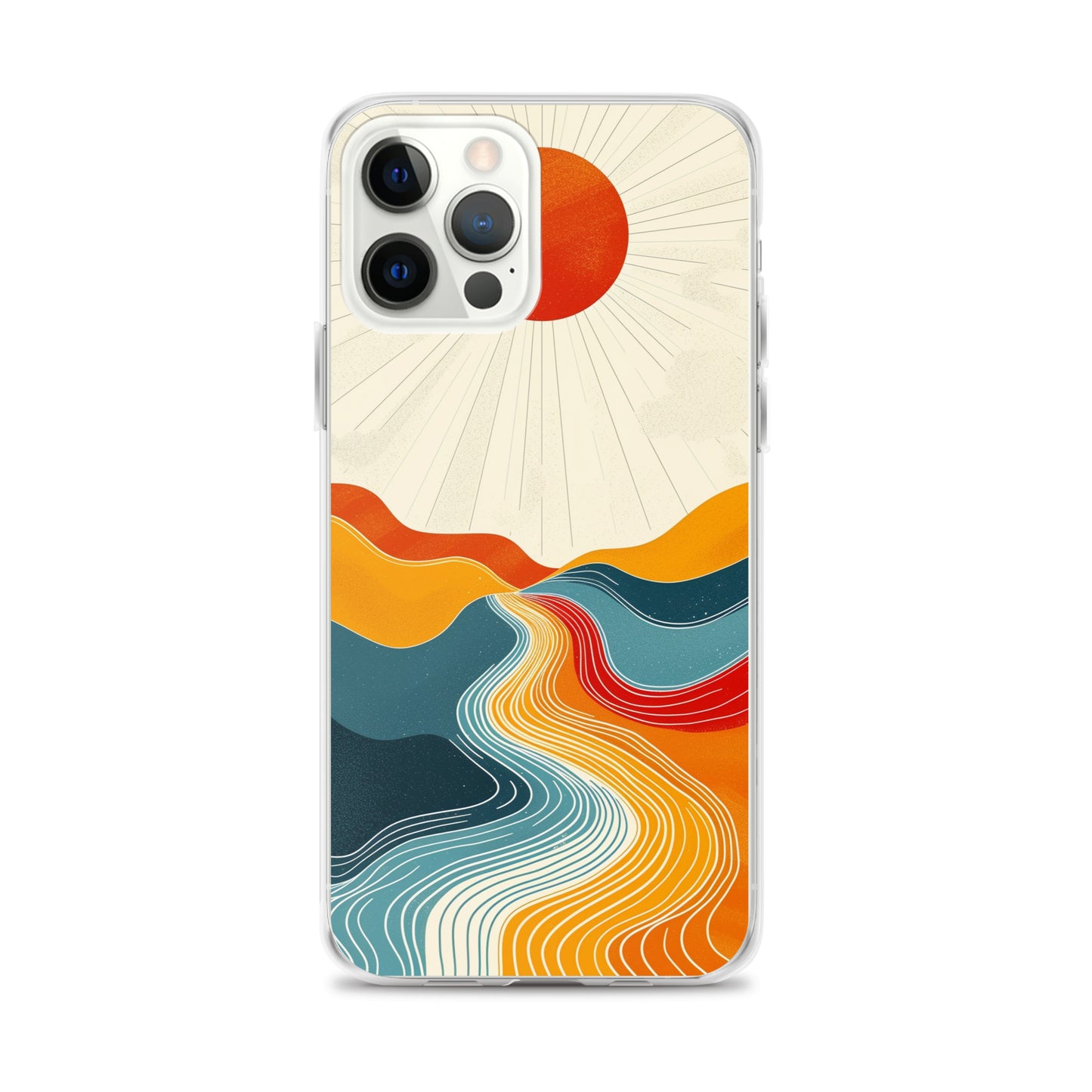 iPhone Case - Crimson Sol Labyrinth