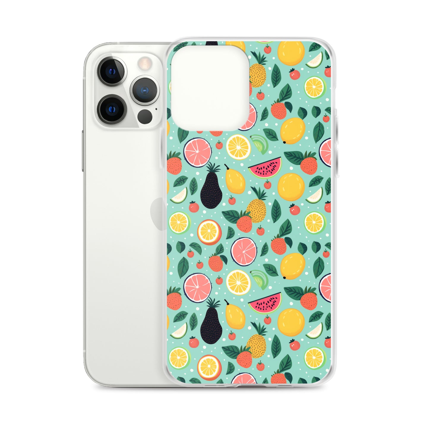 iPhone Case - Fun Fruits Pattern