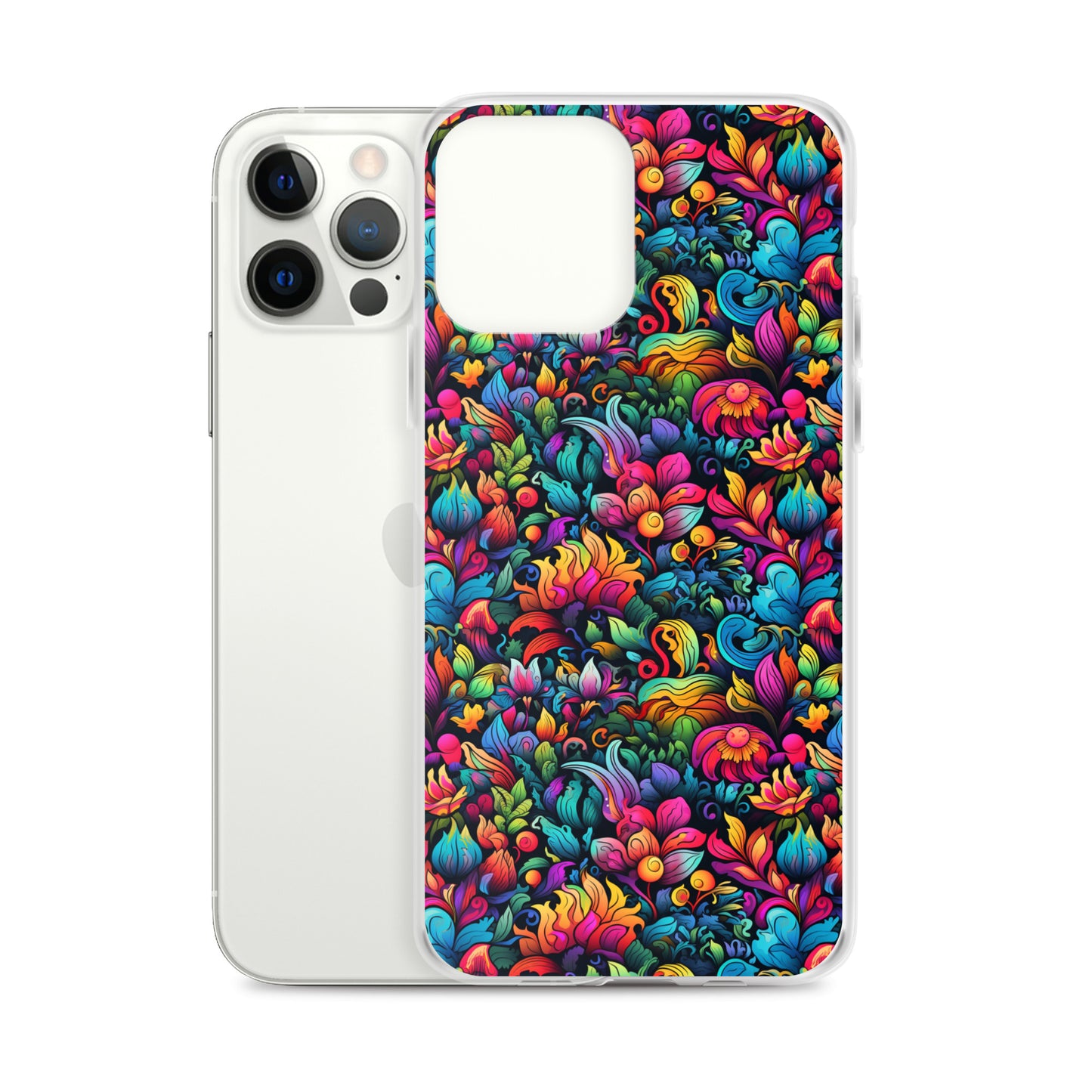 iPhone Case - Psychedelic Flowers
