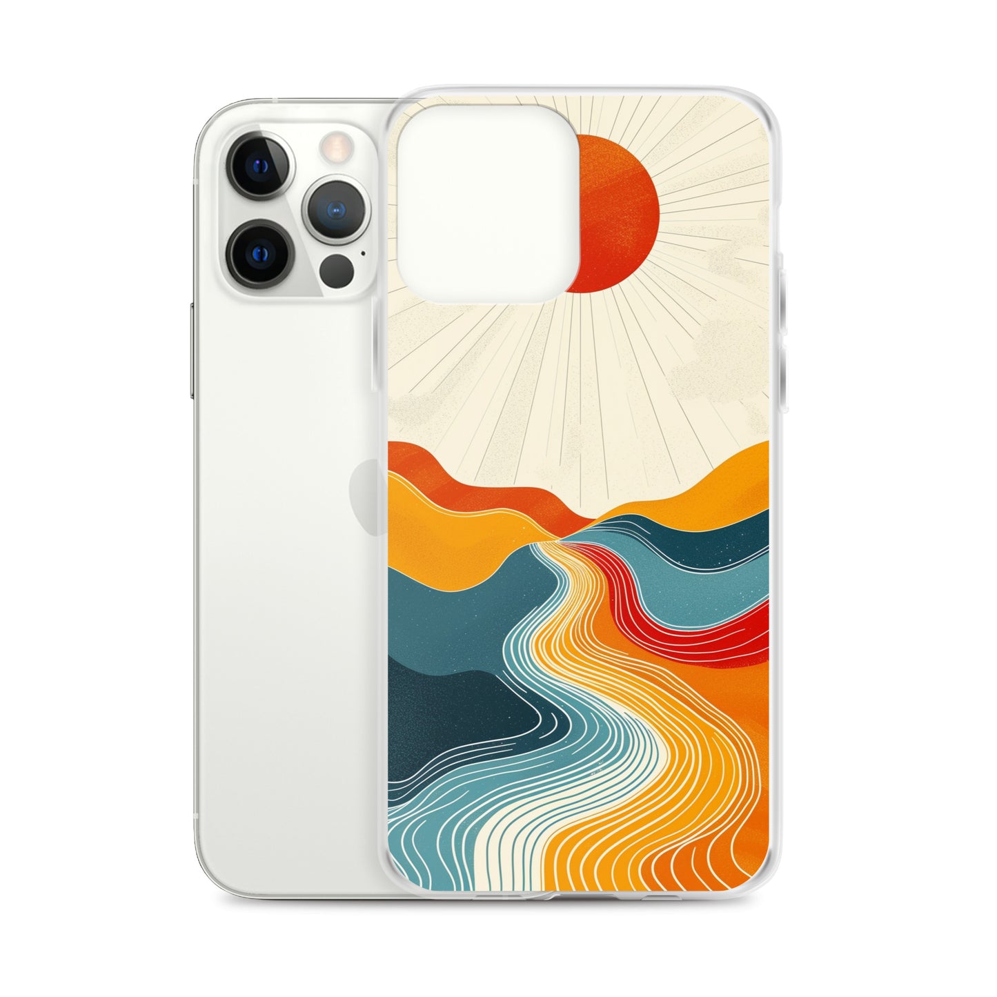 iPhone Case - Crimson Sol Labyrinth