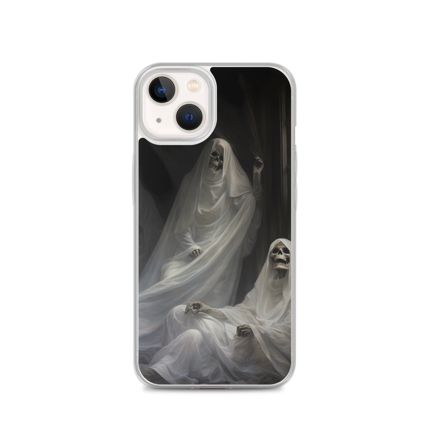 iPhone Case - Halloween Skeleton Ghosts
