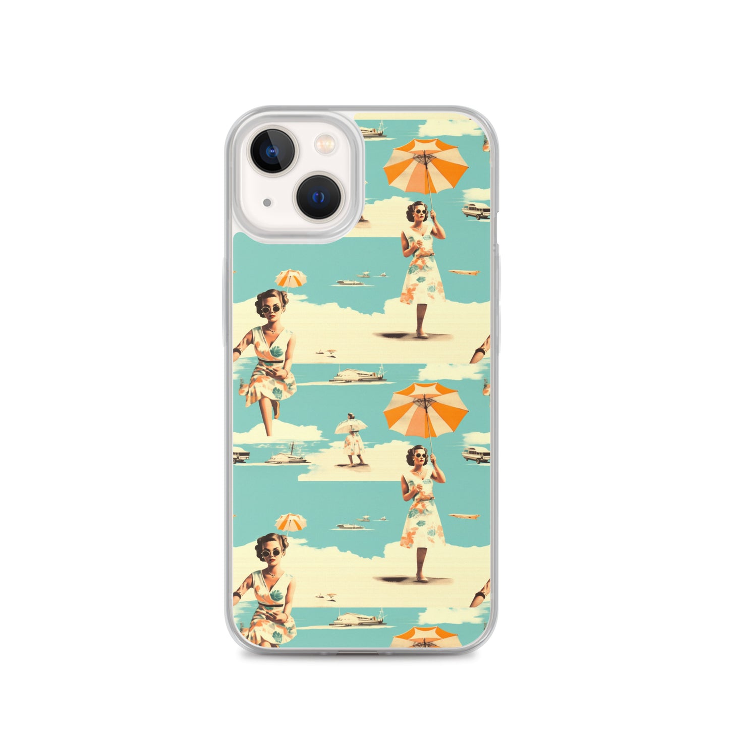 iPhone Case - Vintage Seaside Elegance