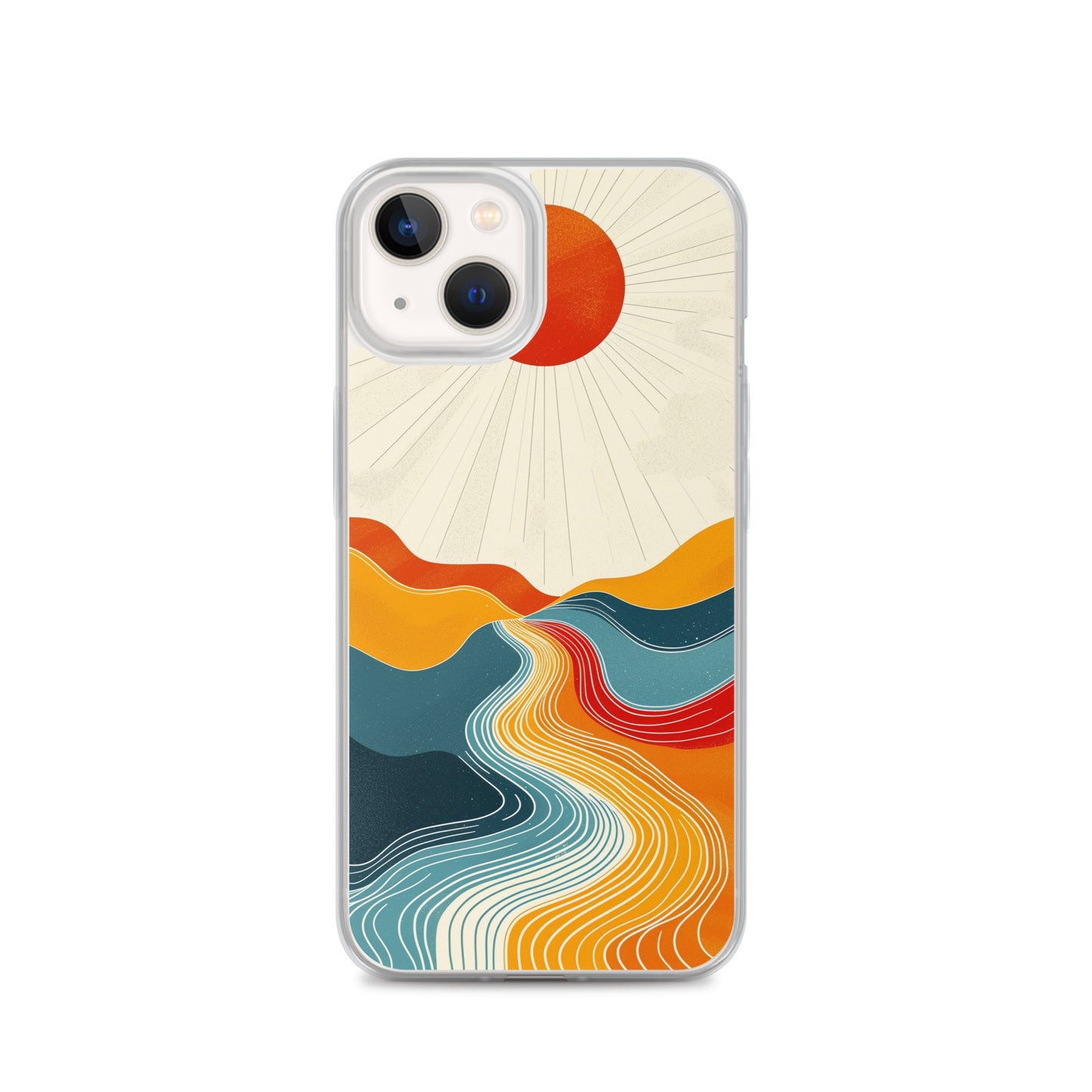 iPhone Case - Crimson Sol Labyrinth