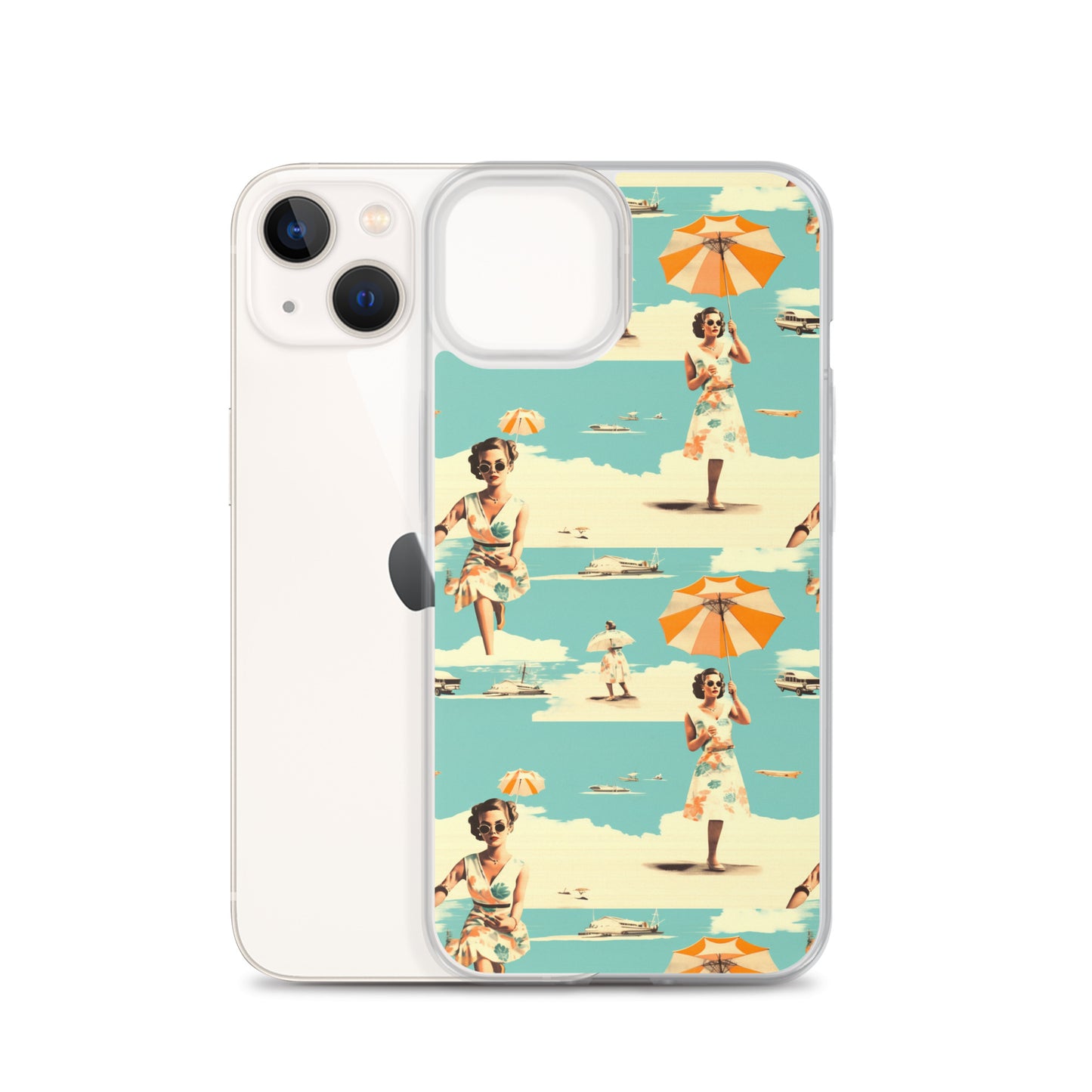 iPhone Case - Vintage Seaside Elegance